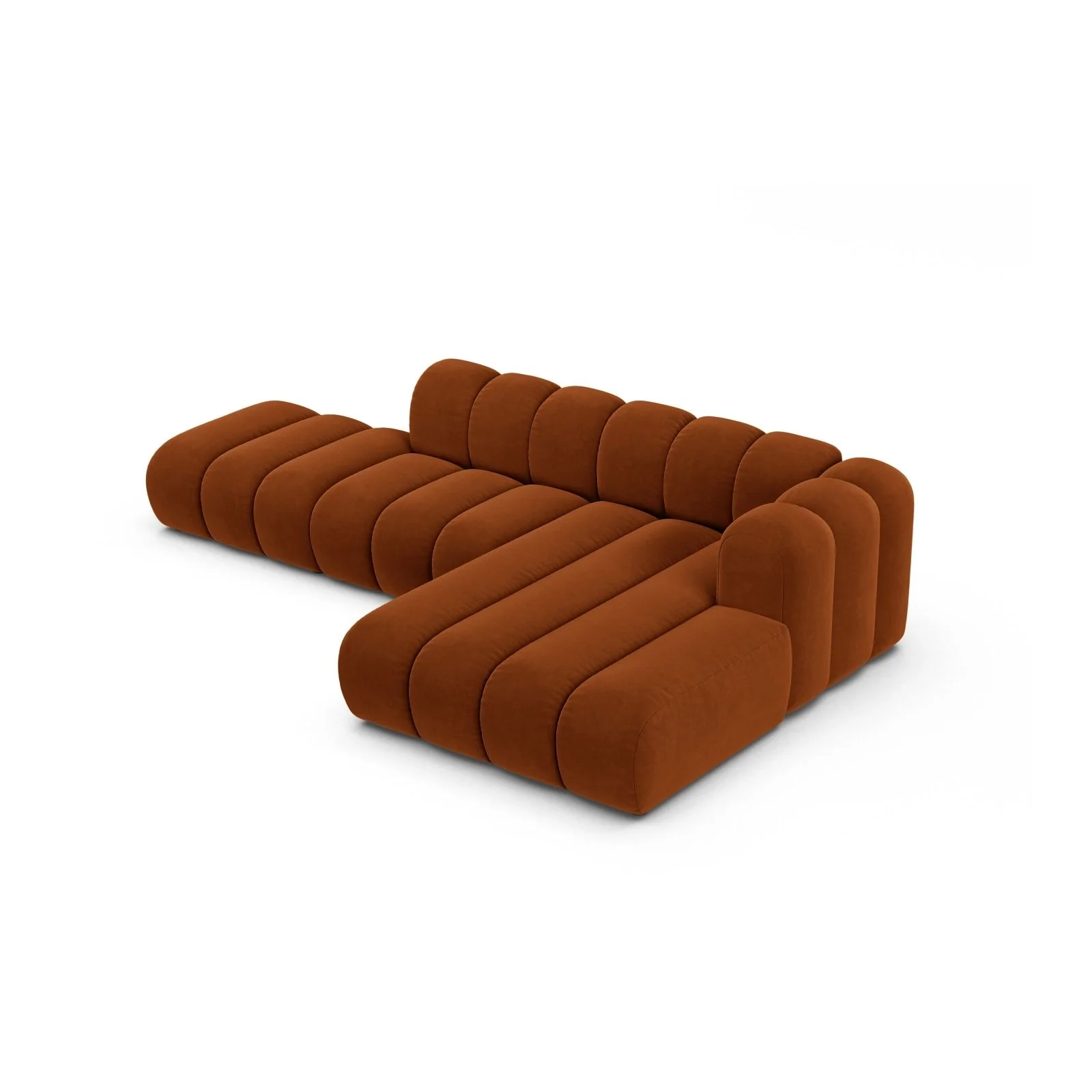 Lupine Modulares 5-Sitzer Ecksofa, Rechte Seite, aus Samt, Chenille oder Boucle, 299x177 cm - Image 16
