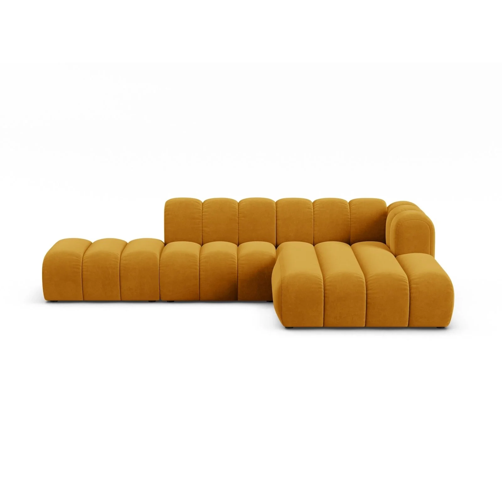 Lupine Modulares 5-Sitzer Ecksofa, Rechte Seite, aus Samt, Chenille oder Boucle, 299x177 cm - Image 31