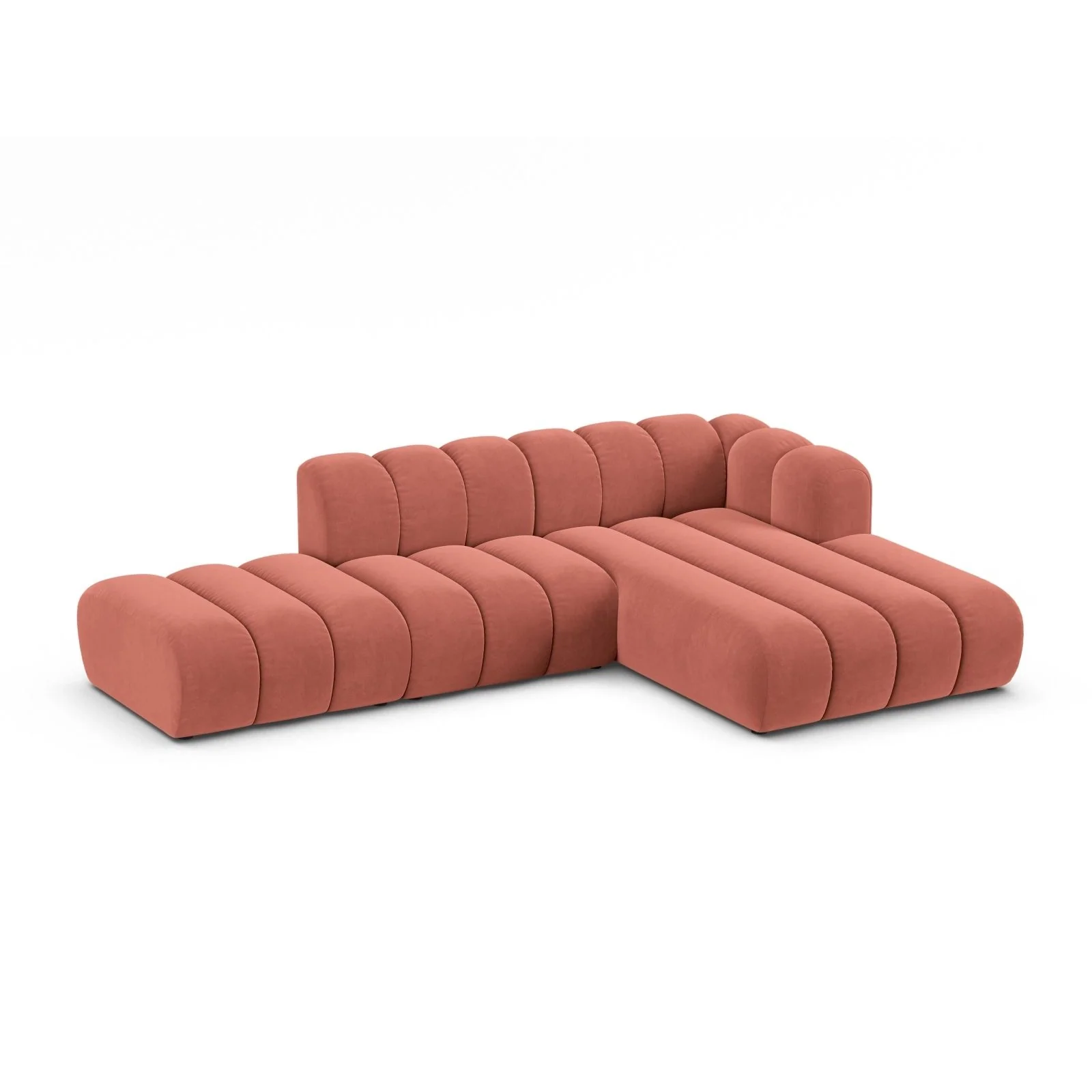 Lupine Modulares 5-Sitzer Ecksofa, Rechte Seite, aus Samt, Chenille oder Boucle, 299x177 cm - Image 39