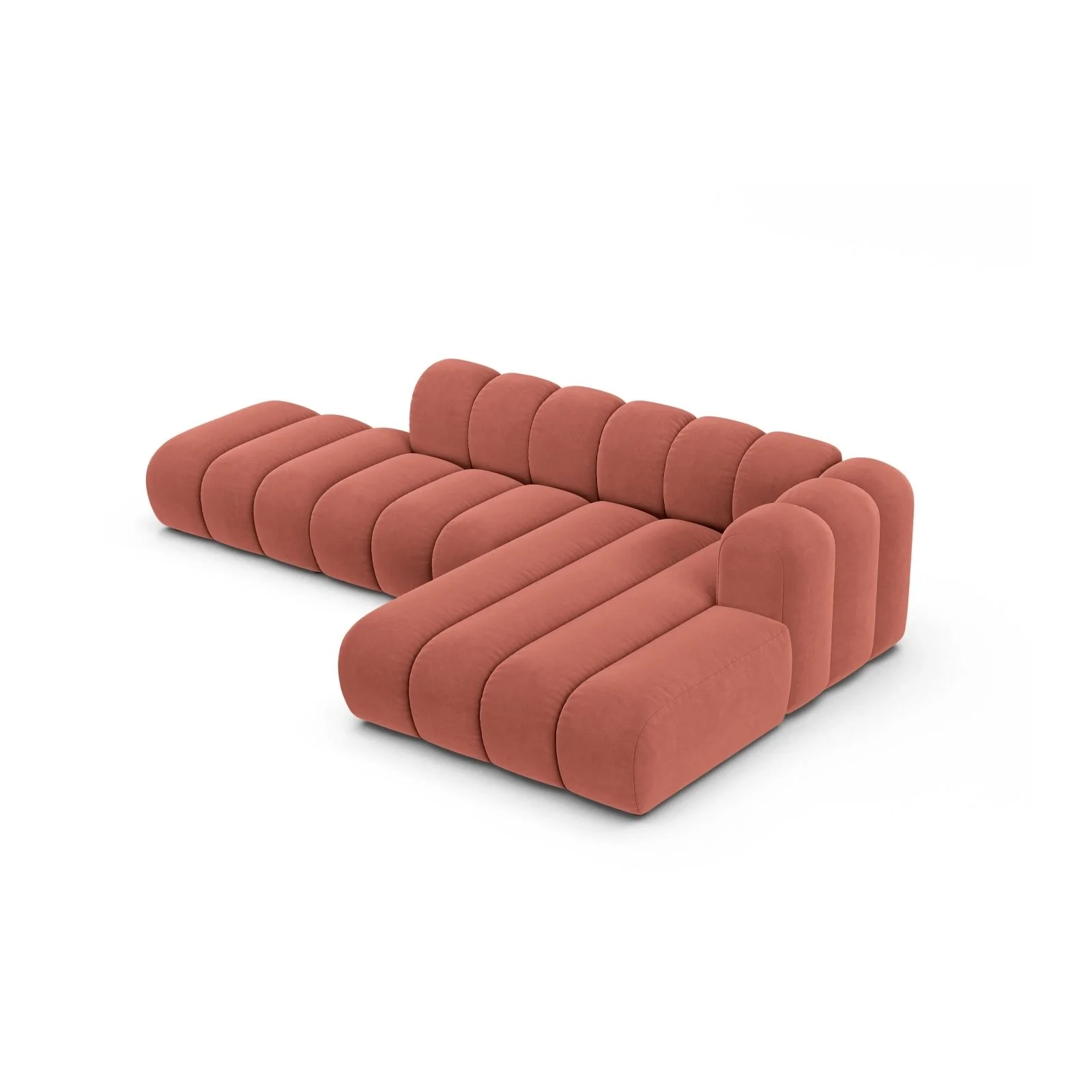 Lupine Modulares 5-Sitzer Ecksofa, Rechte Seite, aus Samt, Chenille oder Boucle, 299x177 cm - Image 40