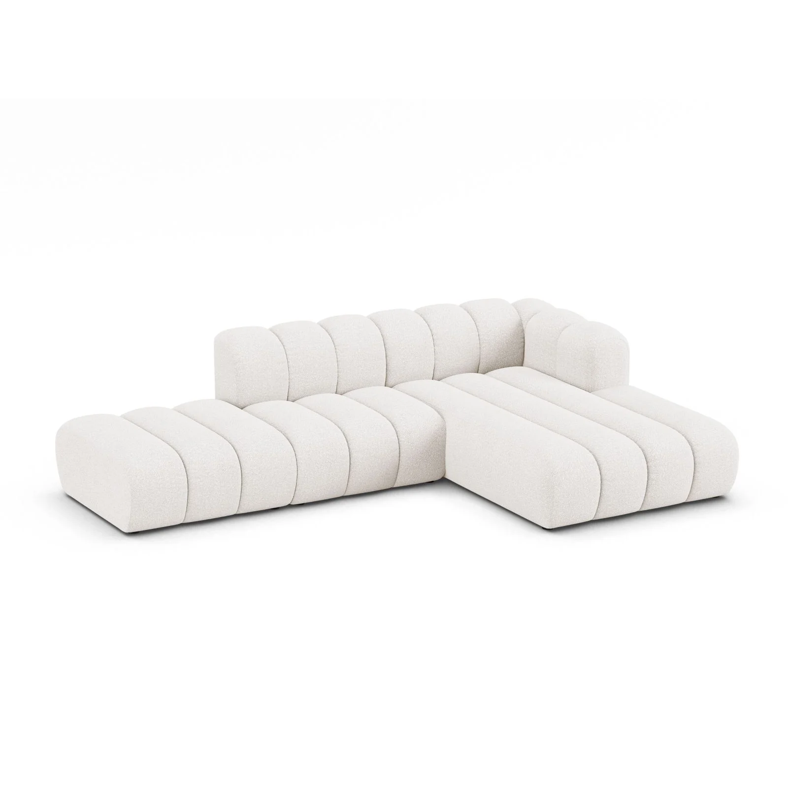 Lupine Modulares 5-Sitzer Ecksofa, Rechte Seite, aus Samt, Chenille oder Boucle, 299x177 cm - Image 45