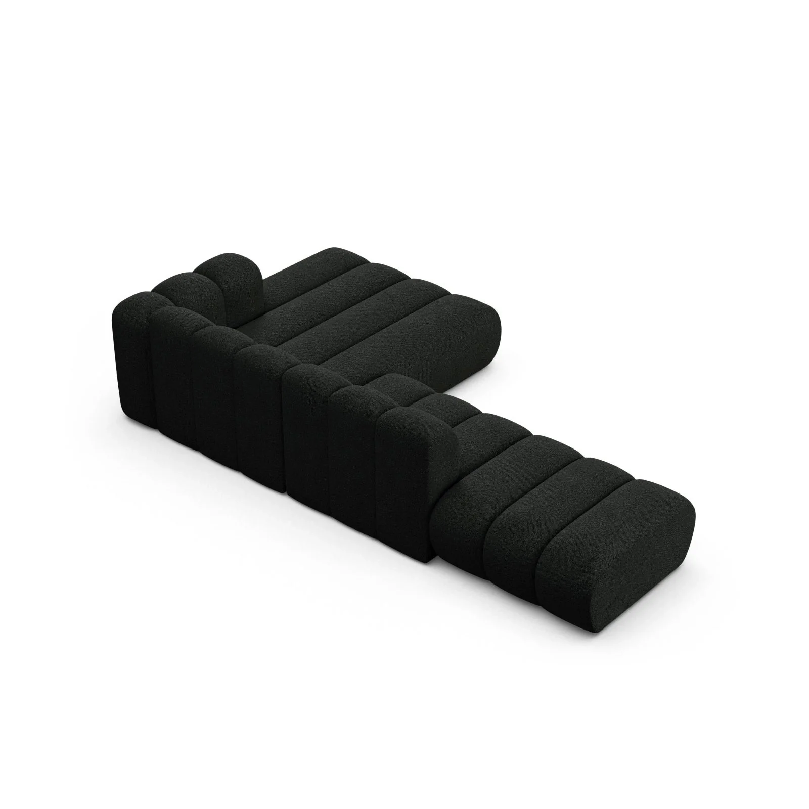 Lupine Modulares 5-Sitzer Ecksofa, Rechte Seite, aus Samt, Chenille oder Boucle, 299x177 cm - Image 59