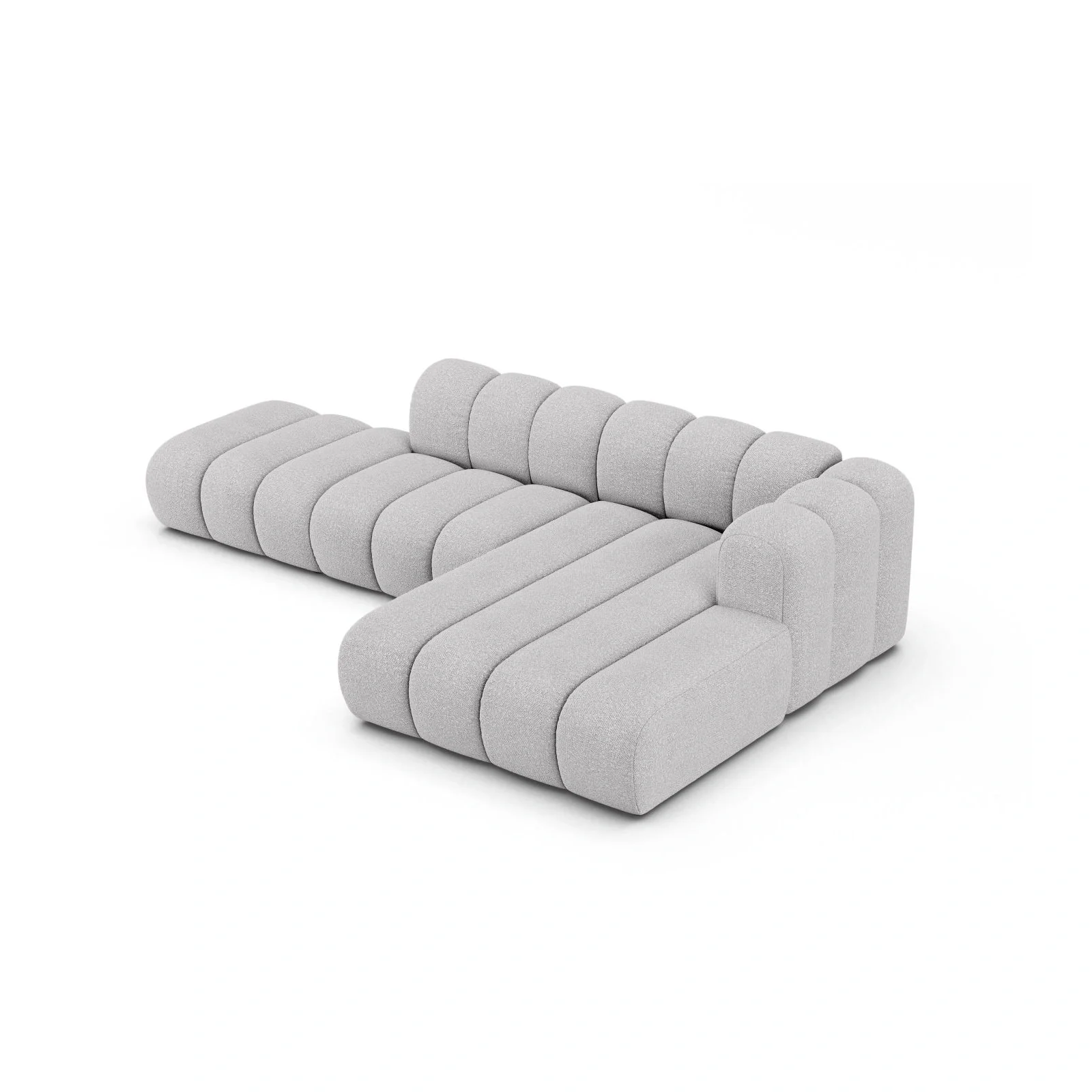 Lupine Modulares 5-Sitzer Ecksofa, Rechte Seite, aus Samt, Chenille oder Boucle, 299x177 cm - Image 64