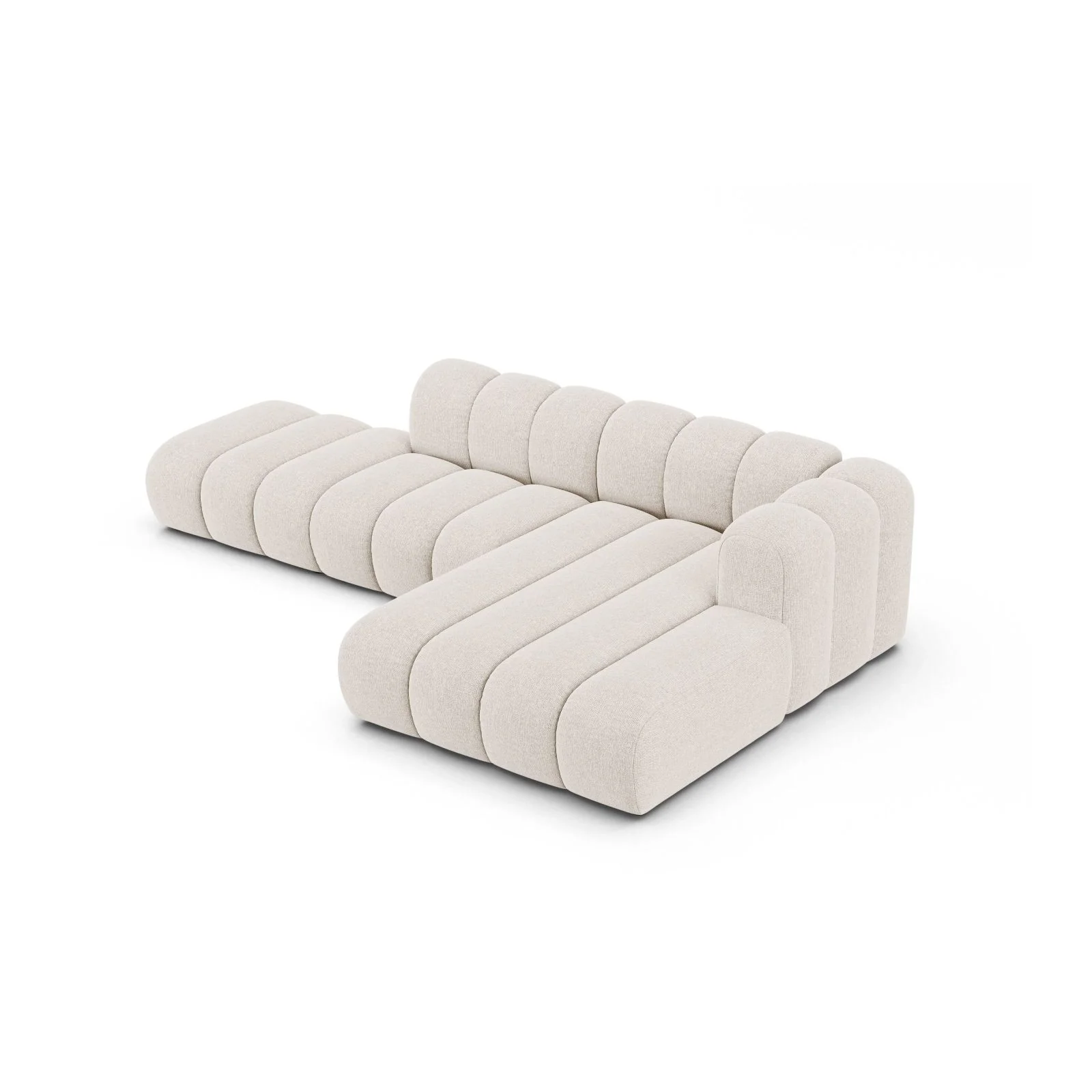 Lupine Modulares 5-Sitzer Ecksofa, Rechte Seite, aus Samt, Chenille oder Boucle, 299x177 cm - Image 83