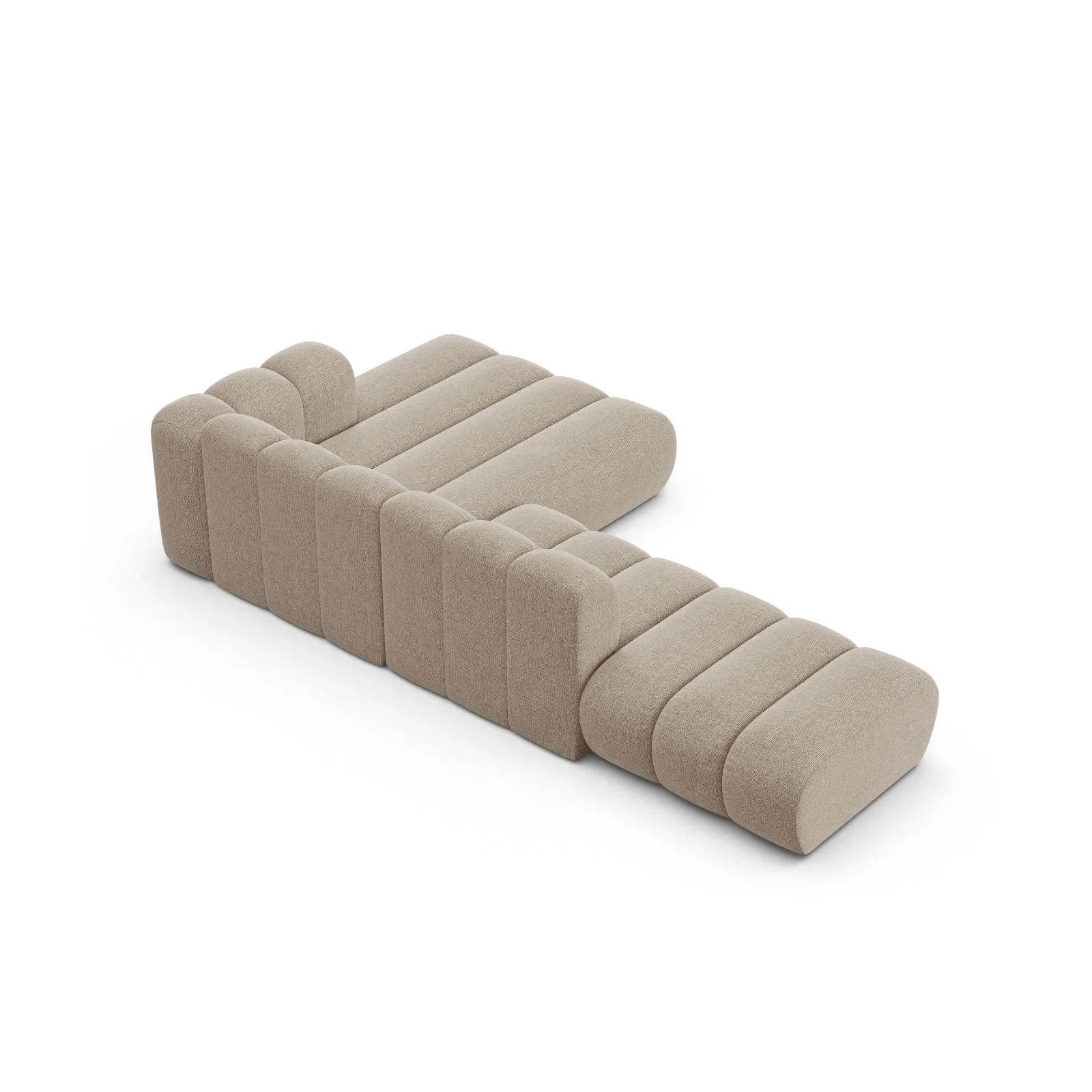 Lupine Modulares 5-Sitzer Ecksofa, Rechte Seite, aus Samt, Chenille oder Boucle, 299x177 cm - Image 91