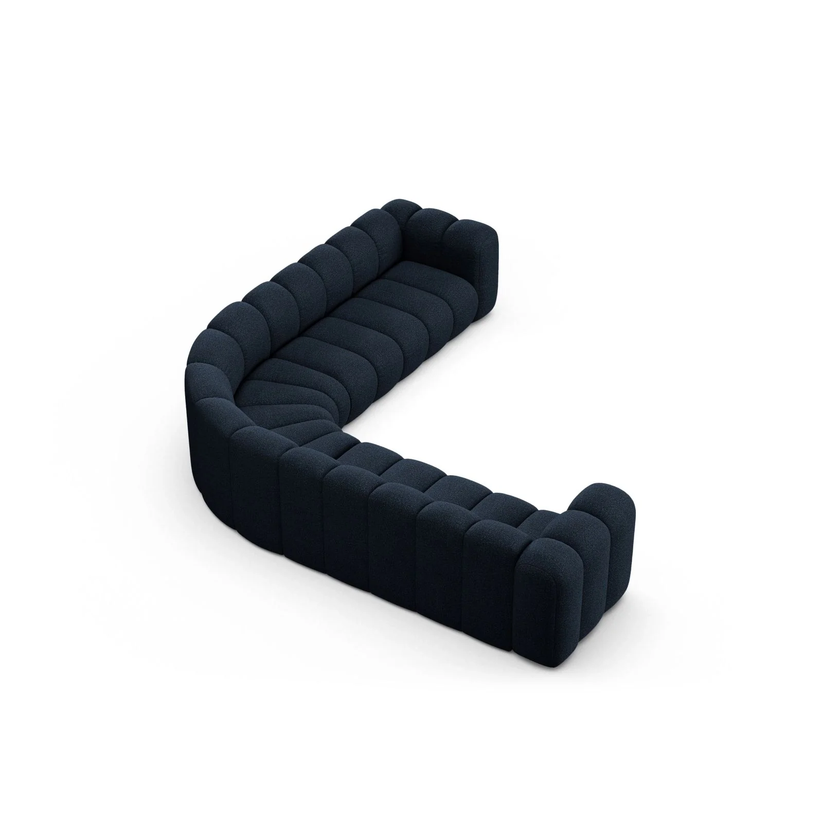 Lupine Modulares 5-Sitzer Ecksofa, Symmetrisch, aus Samt, Chenille oder Boucle, 309x309 cm - Image 24