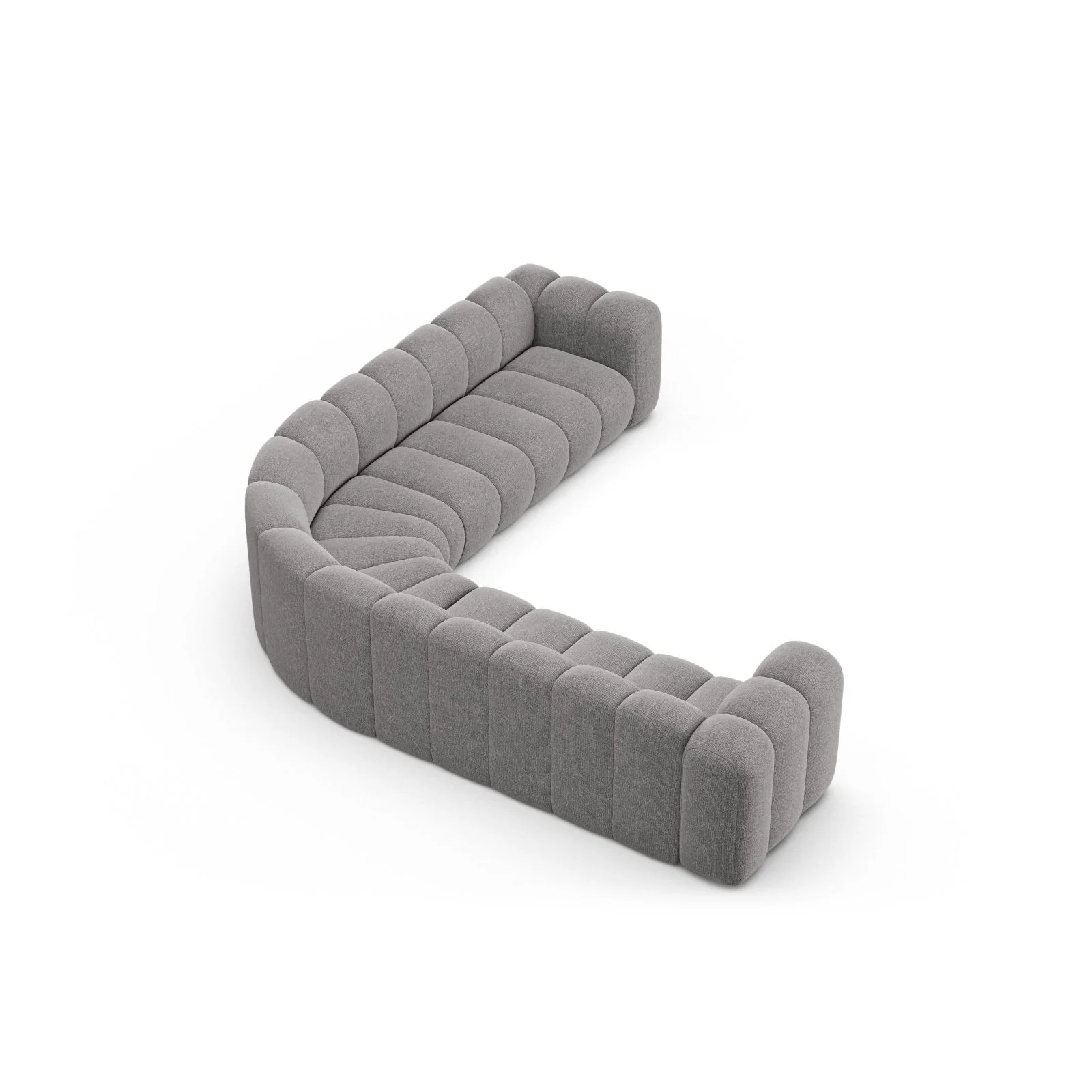 Lupine Modulares 5-Sitzer Ecksofa, Symmetrisch, aus Samt, Chenille oder Boucle, 309x309 cm - Image 59
