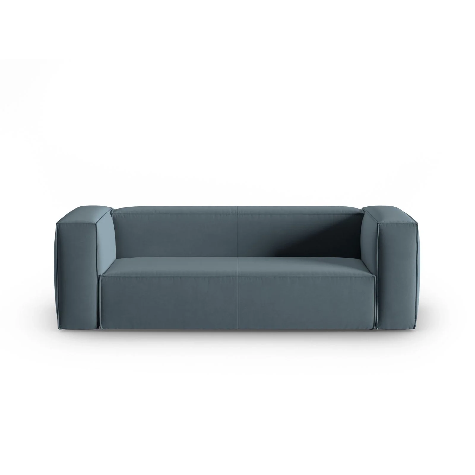 Mackay 3-Sitzer Sofa aus Samt oder Strukturstoff, 200x94x73 cm - Image 26