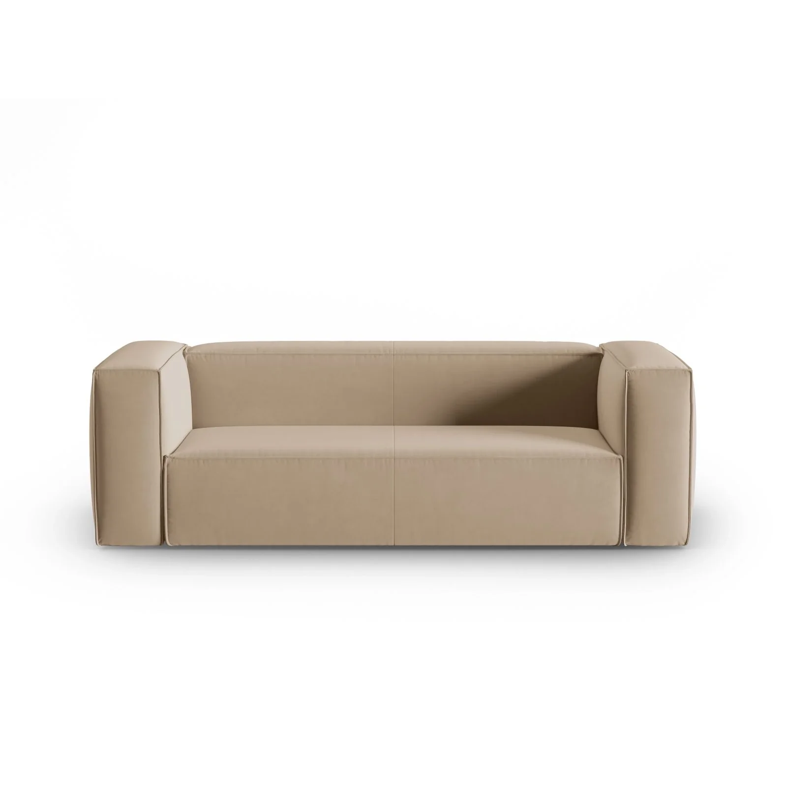 Mackay 3-Sitzer Sofa aus Samt oder Strukturstoff, 200x94x73 cm - Image 6