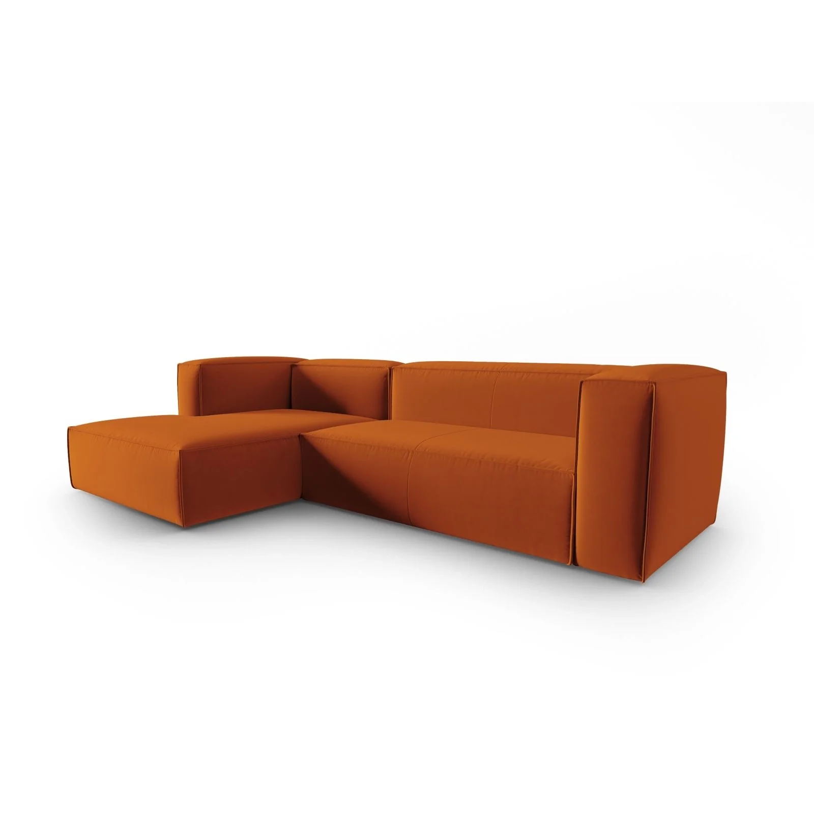 Mackay 4-Sitzer Ecksofa, Linke Seite, aus Samt oder Strukturstoff, 282x166x73 cm - Image 13