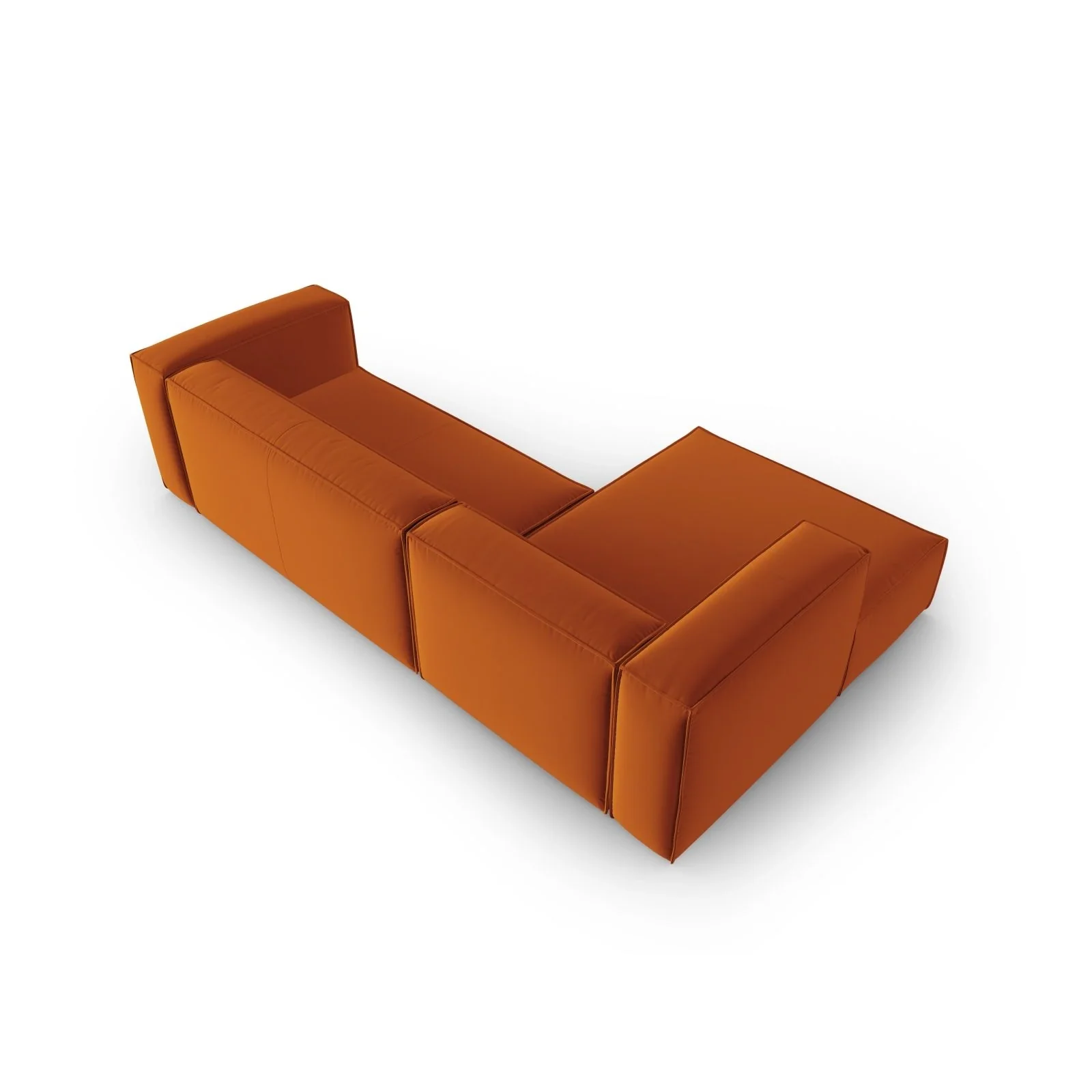 Mackay 4-Sitzer Ecksofa, Linke Seite, aus Samt oder Strukturstoff, 282x166x73 cm - Image 14