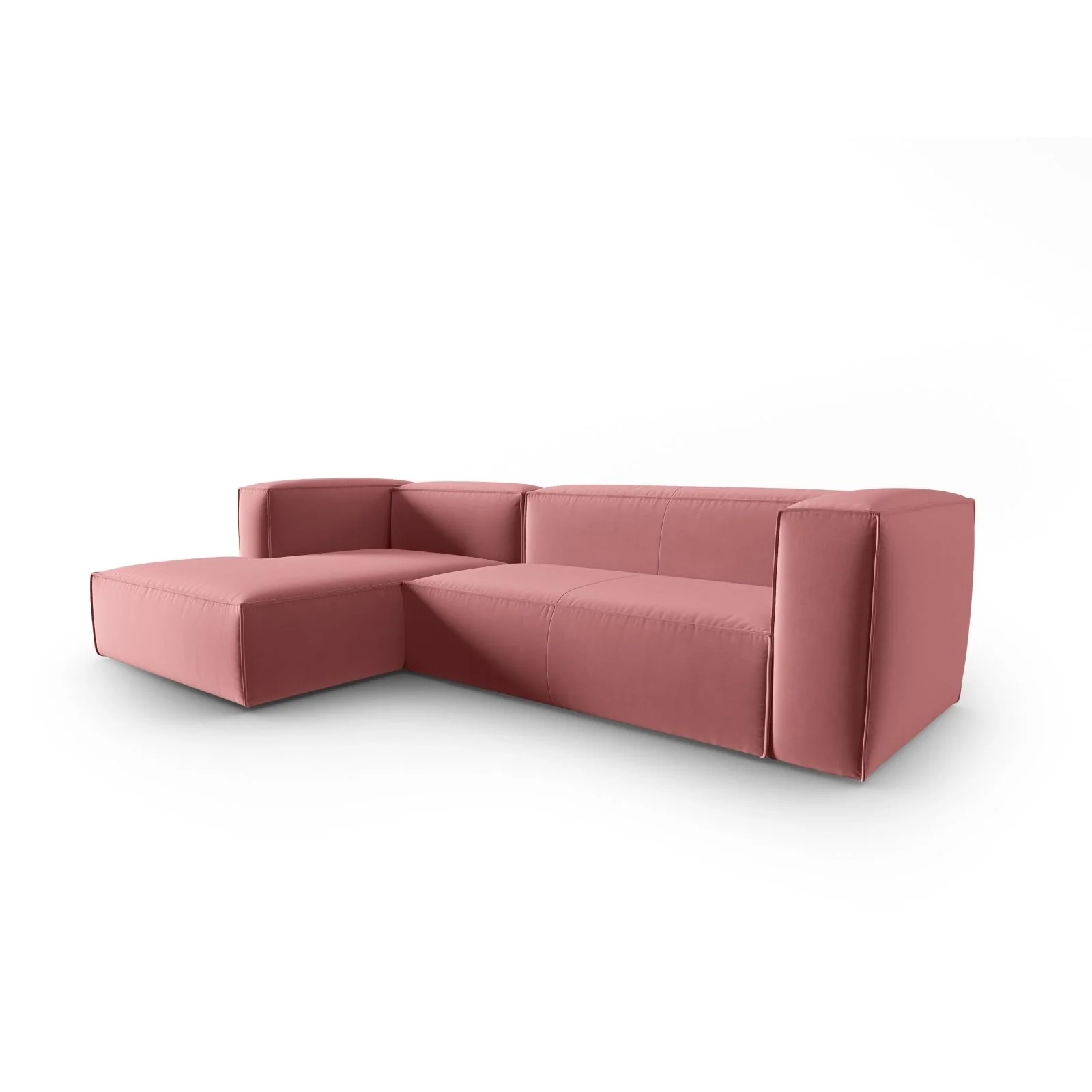 Mackay 4-Sitzer Ecksofa, Linke Seite, aus Samt oder Strukturstoff, 282x166x73 cm - Image 18