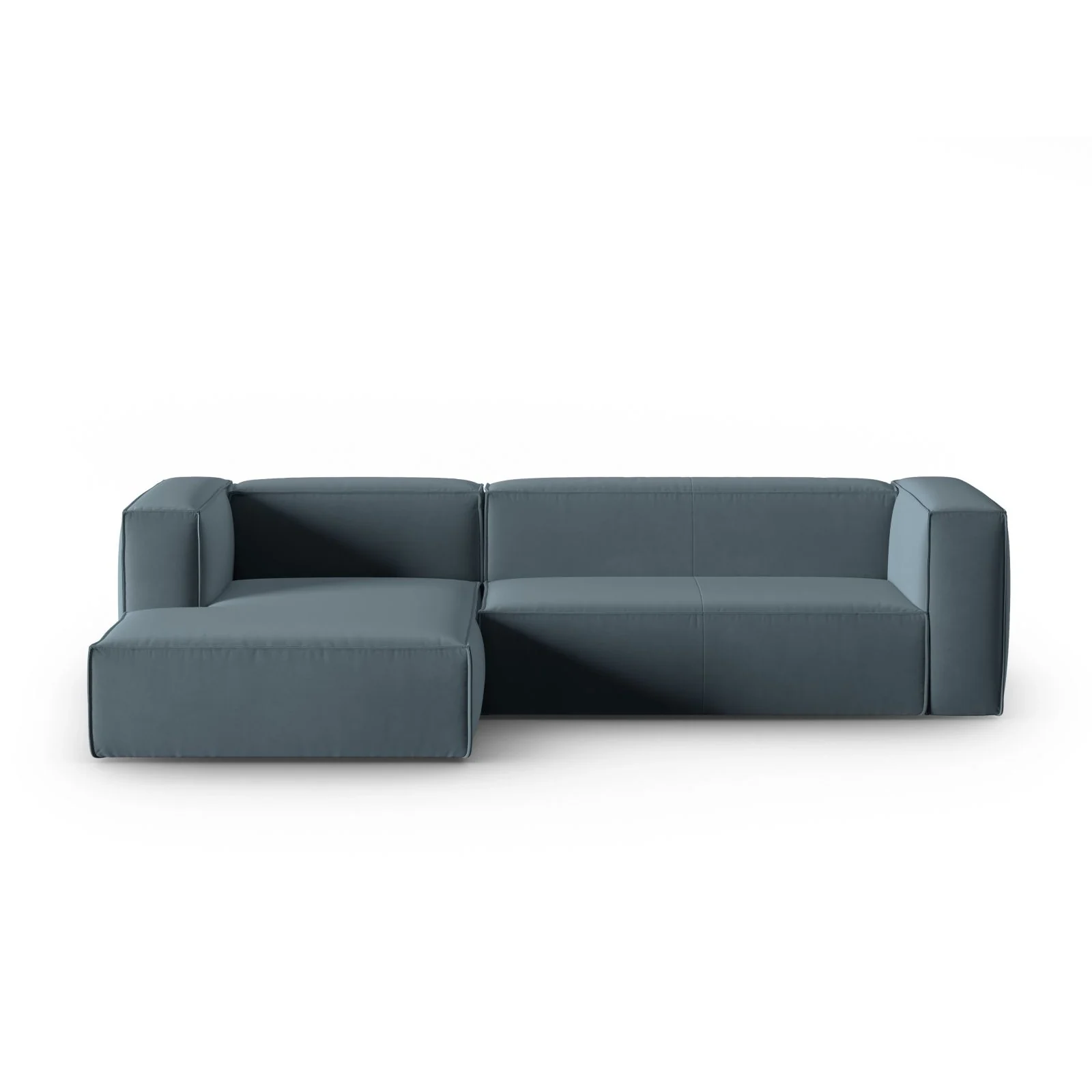 Mackay 4-Sitzer Ecksofa, Linke Seite, aus Samt oder Strukturstoff, 282x166x73 cm - Image 26
