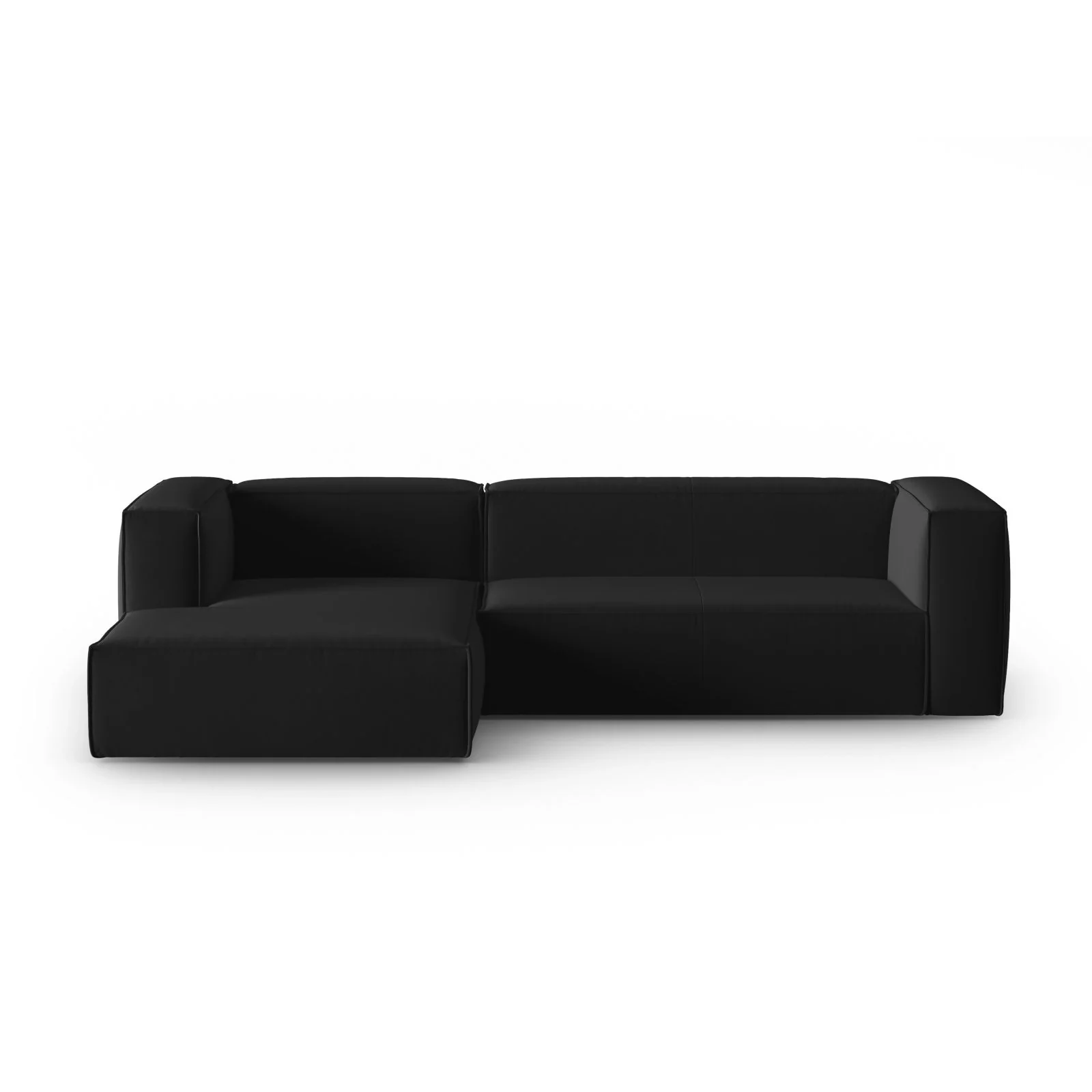 Mackay 4-Sitzer Ecksofa, Linke Seite, aus Samt oder Strukturstoff, 282x166x73 cm - Image 41