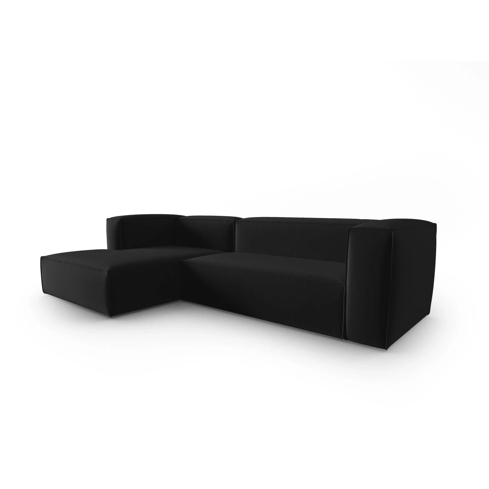 Mackay 4-Sitzer Ecksofa, Linke Seite, aus Samt oder Strukturstoff, 282x166x73 cm - Image 43