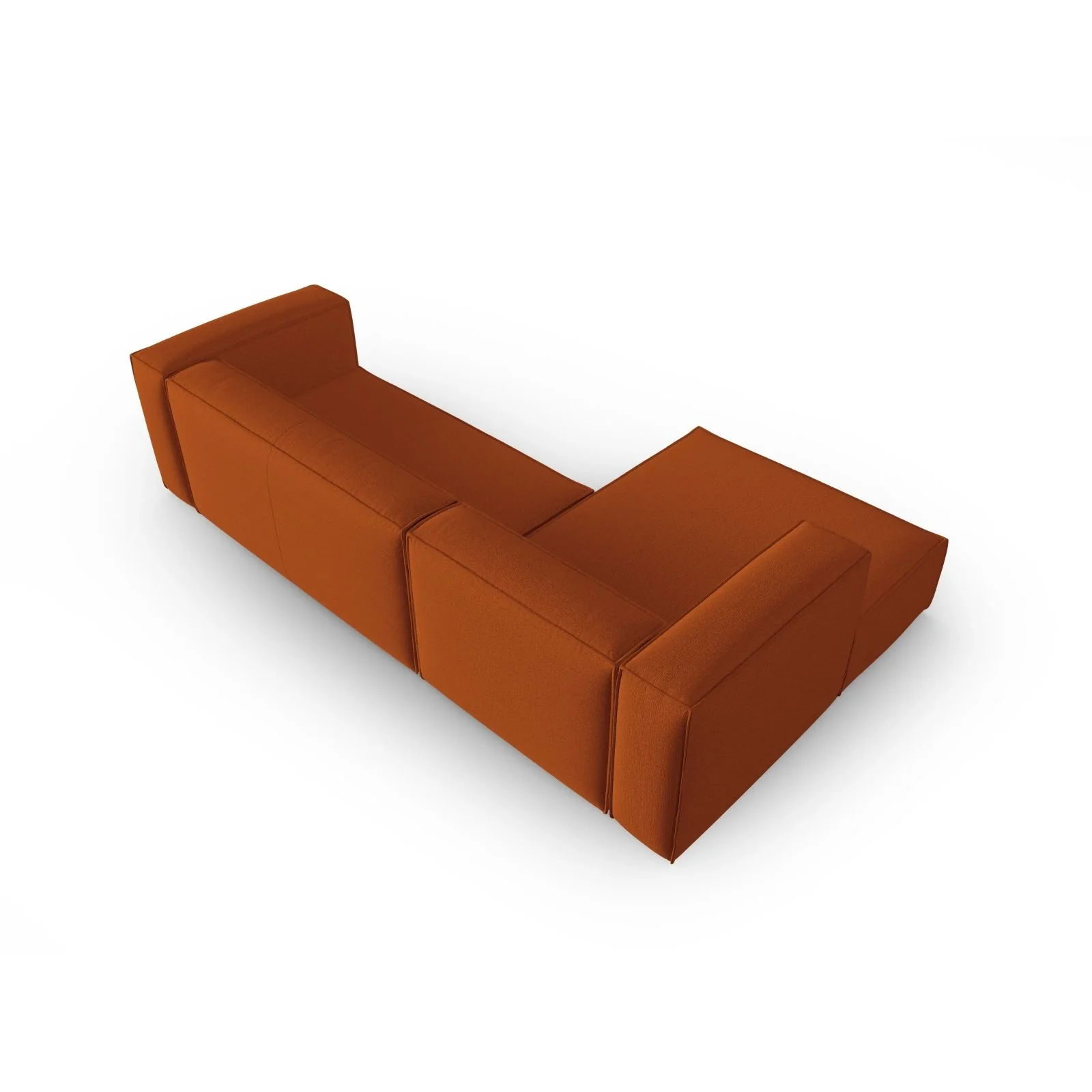 Mackay 4-Sitzer Ecksofa, Linke Seite, aus Samt oder Strukturstoff, 282x166x73 cm - Image 69
