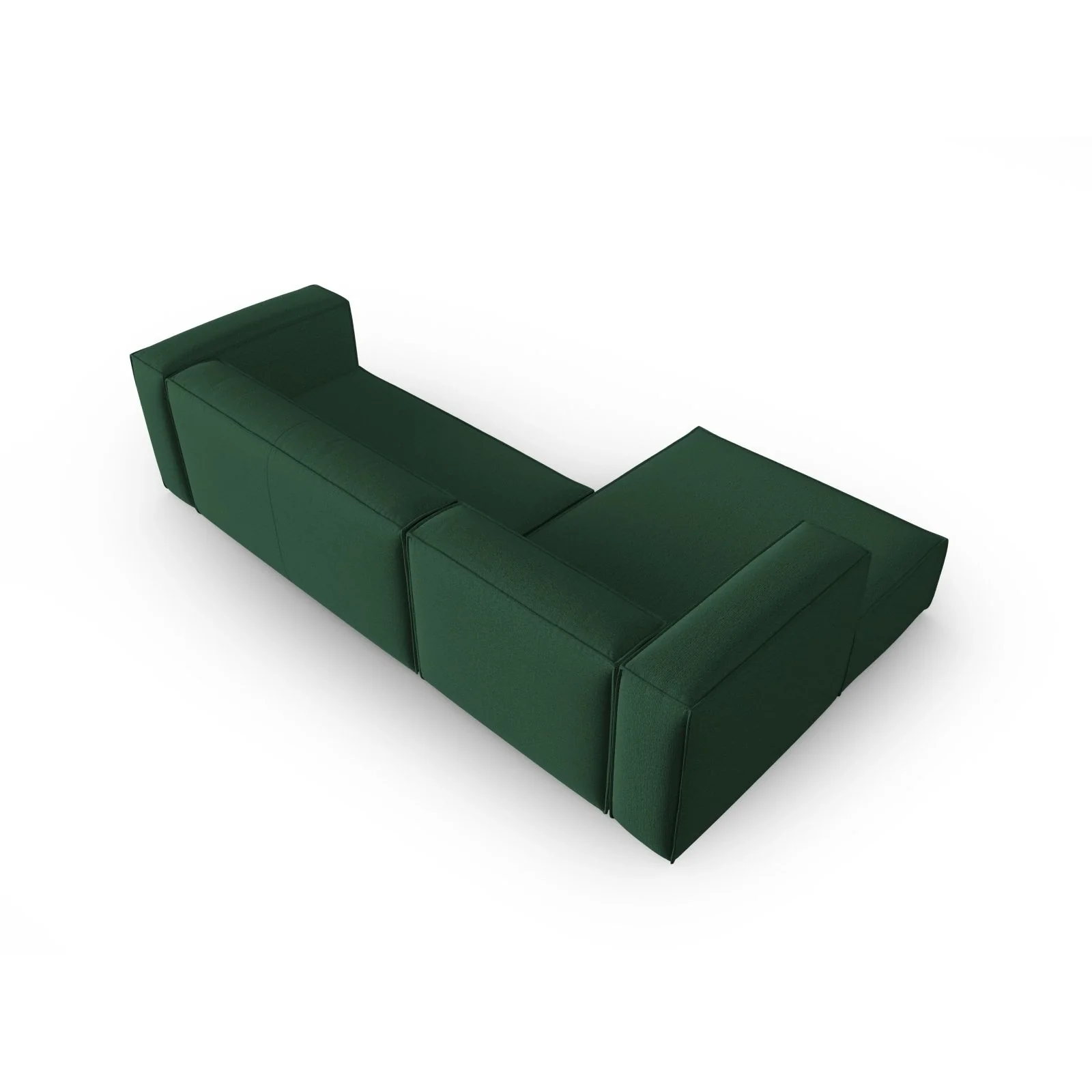 Mackay 4-Sitzer Ecksofa, Linke Seite, aus Samt oder Strukturstoff, 282x166x73 cm - Image 74