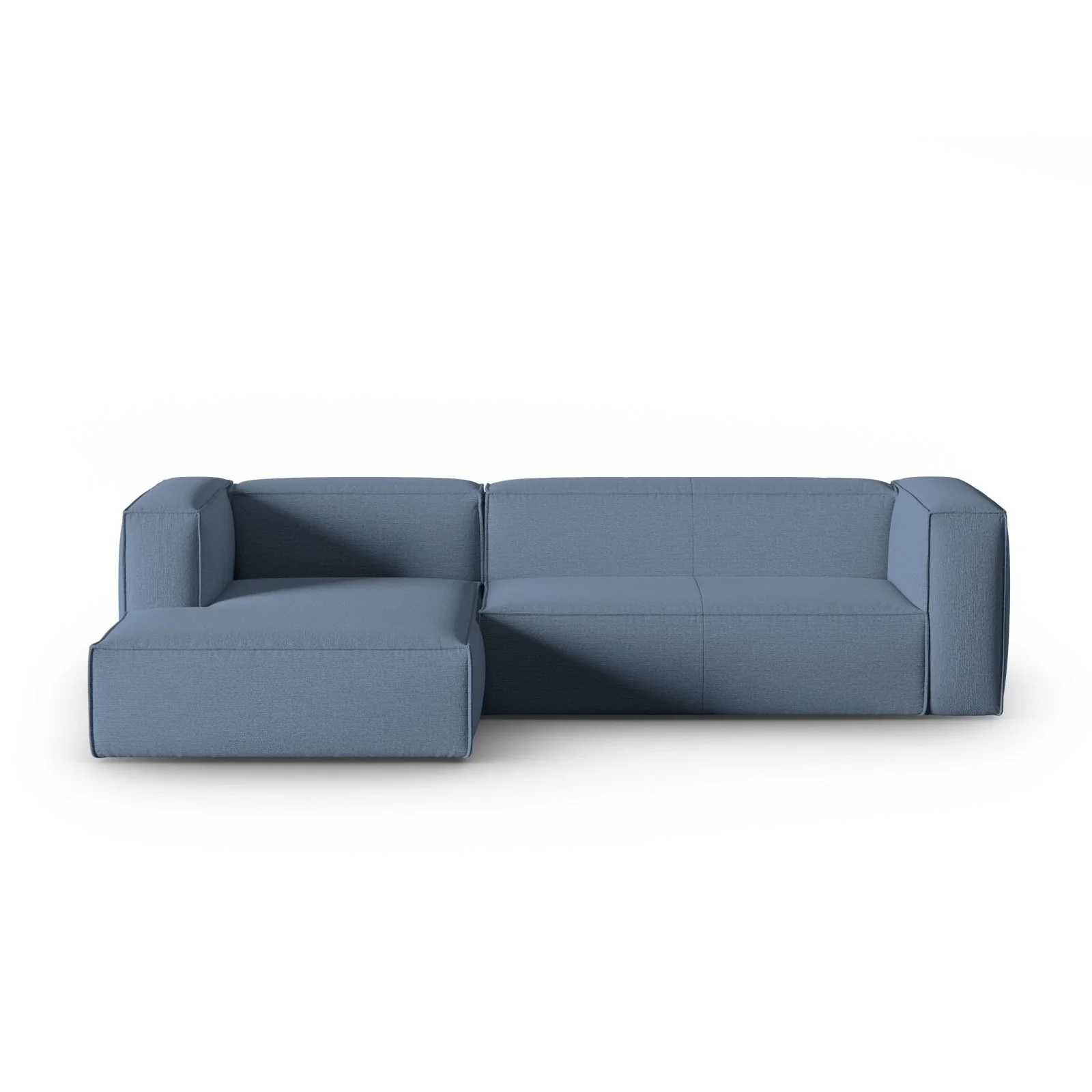 Mackay 4-Sitzer Ecksofa, Linke Seite, aus Samt oder Strukturstoff, 282x166x73 cm - Image 76