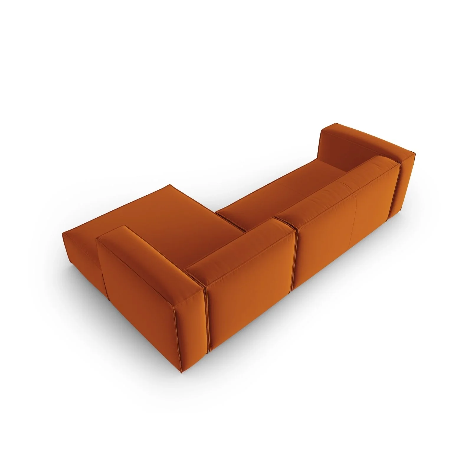 Mackay 4-Sitzer Ecksofa, Rechte Seite, aus Samt oder Strukturstoff, 282x166x73 cm - Image 14