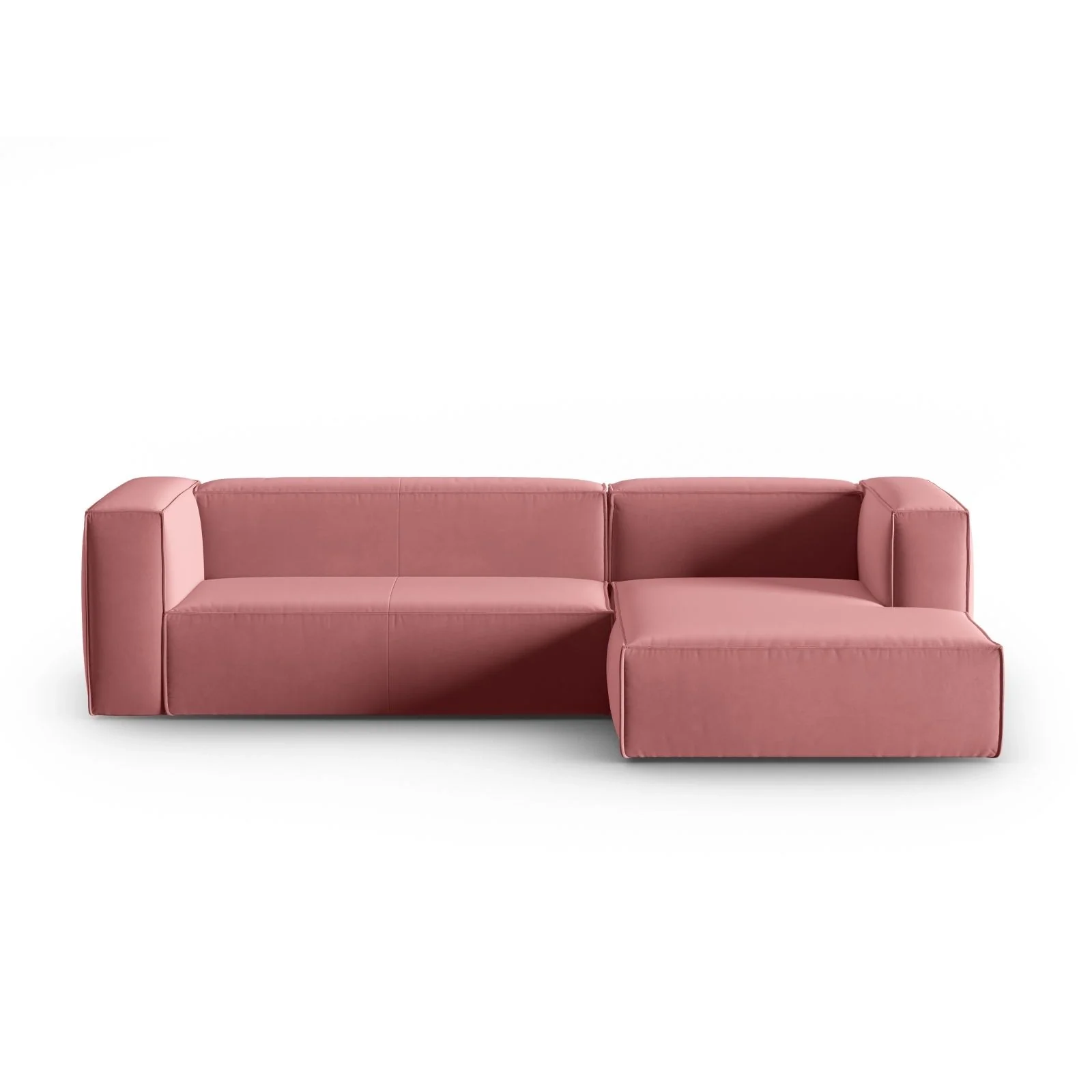 Mackay 4-Sitzer Ecksofa, Rechte Seite, aus Samt oder Strukturstoff, 282x166x73 cm - Image 16