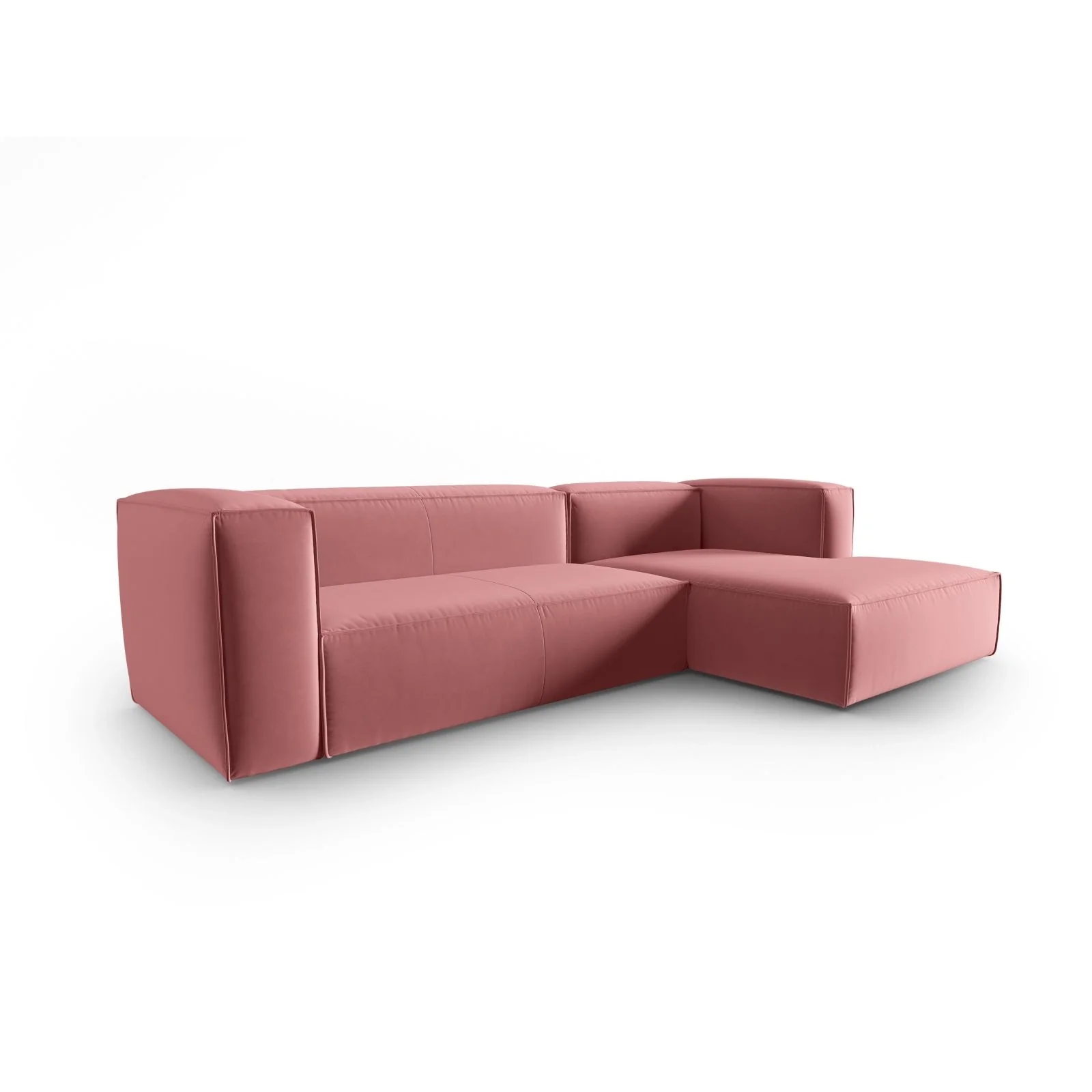 Mackay 4-Sitzer Ecksofa, Rechte Seite, aus Samt oder Strukturstoff, 282x166x73 cm - Image 18