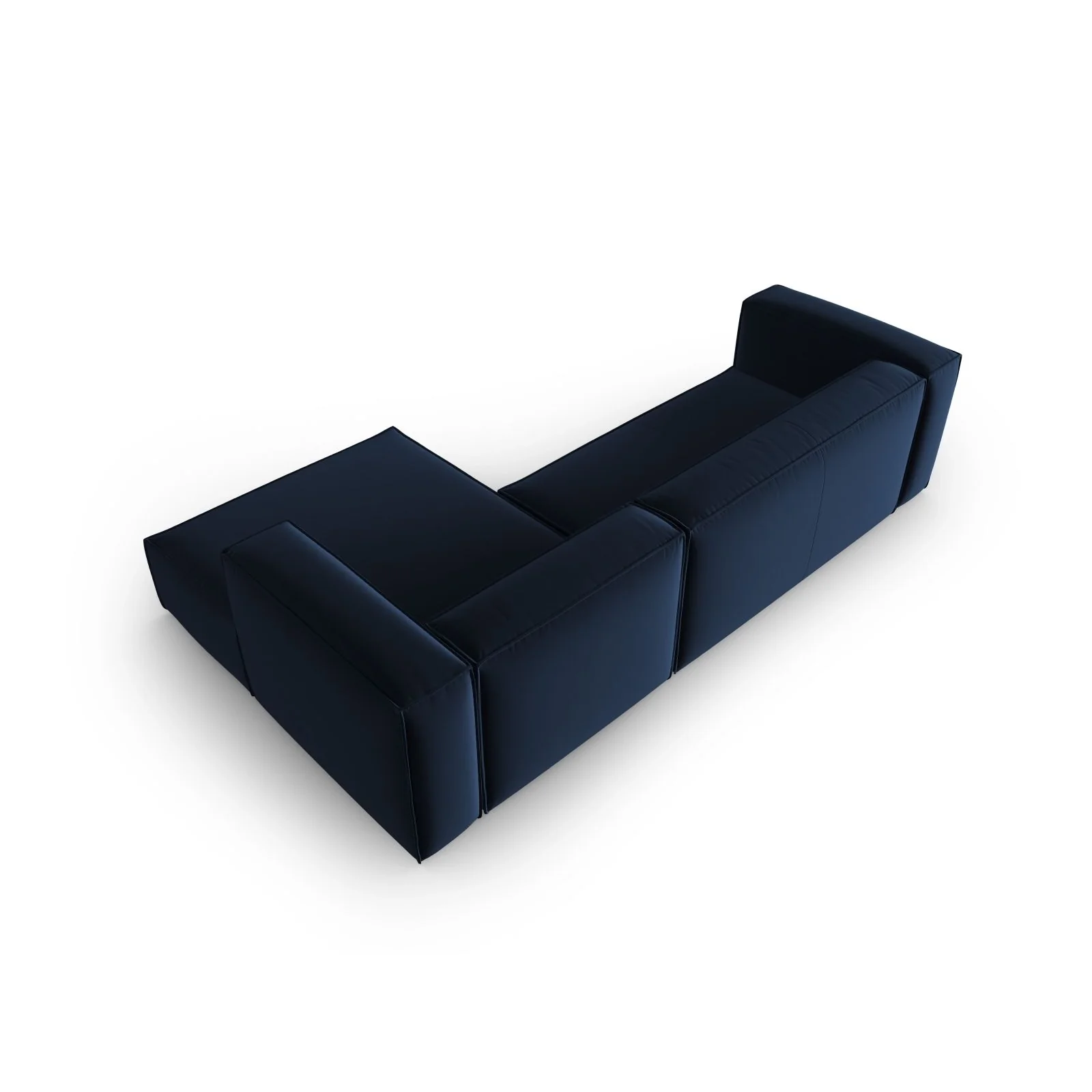 Mackay 4-Sitzer Ecksofa, Rechte Seite, aus Samt oder Strukturstoff, 282x166x73 cm - Image 24