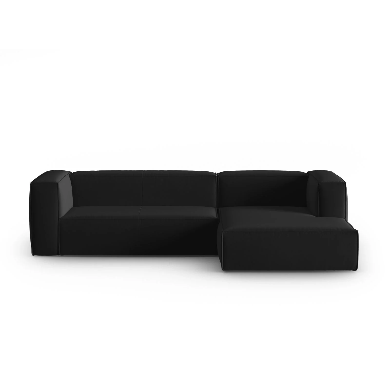 Mackay 4-Sitzer Ecksofa, Rechte Seite, aus Samt oder Strukturstoff, 282x166x73 cm - Image 41