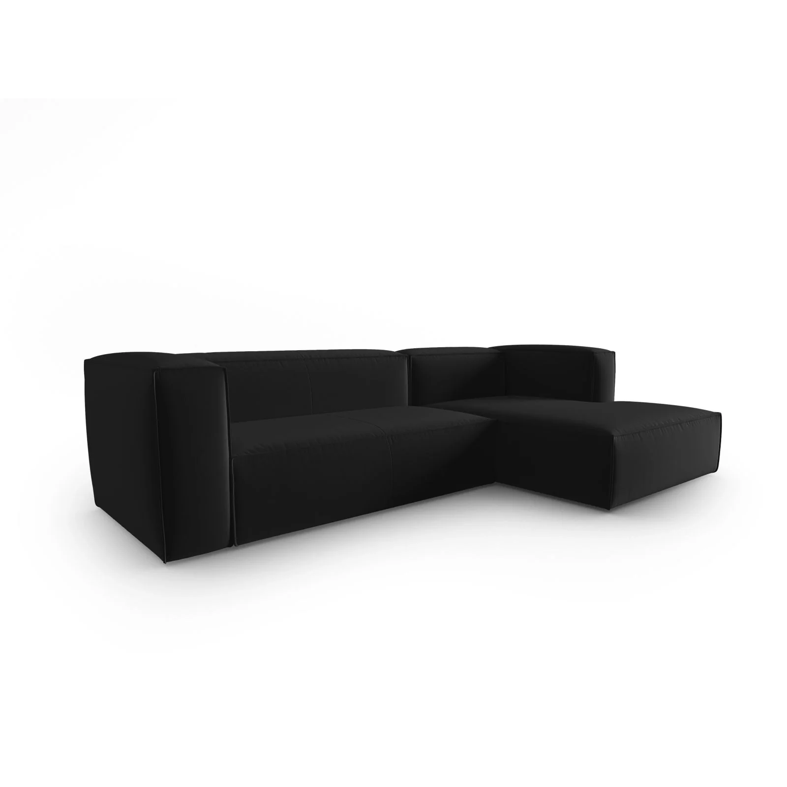 Mackay 4-Sitzer Ecksofa, Rechte Seite, aus Samt oder Strukturstoff, 282x166x73 cm - Image 43