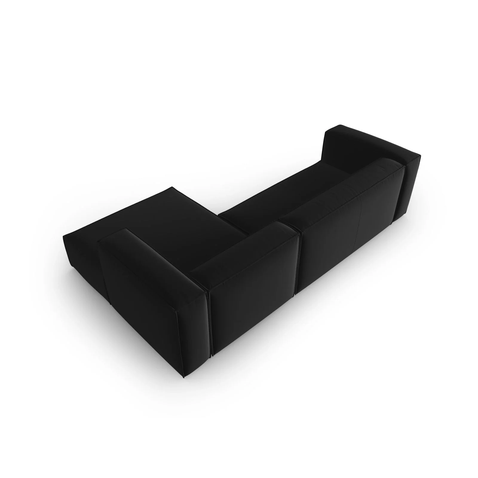 Mackay 4-Sitzer Ecksofa, Rechte Seite, aus Samt oder Strukturstoff, 282x166x73 cm - Image 44