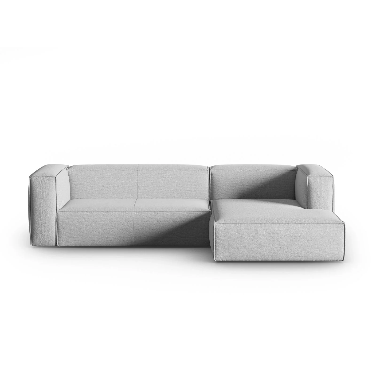 Mackay 4-Sitzer Ecksofa, Rechte Seite, aus Samt oder Strukturstoff, 282x166x73 cm - Image 61