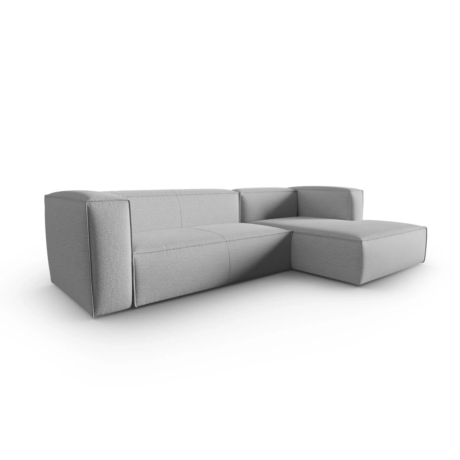 Mackay 4-Sitzer Ecksofa, Rechte Seite, aus Samt oder Strukturstoff, 282x166x73 cm - Image 63