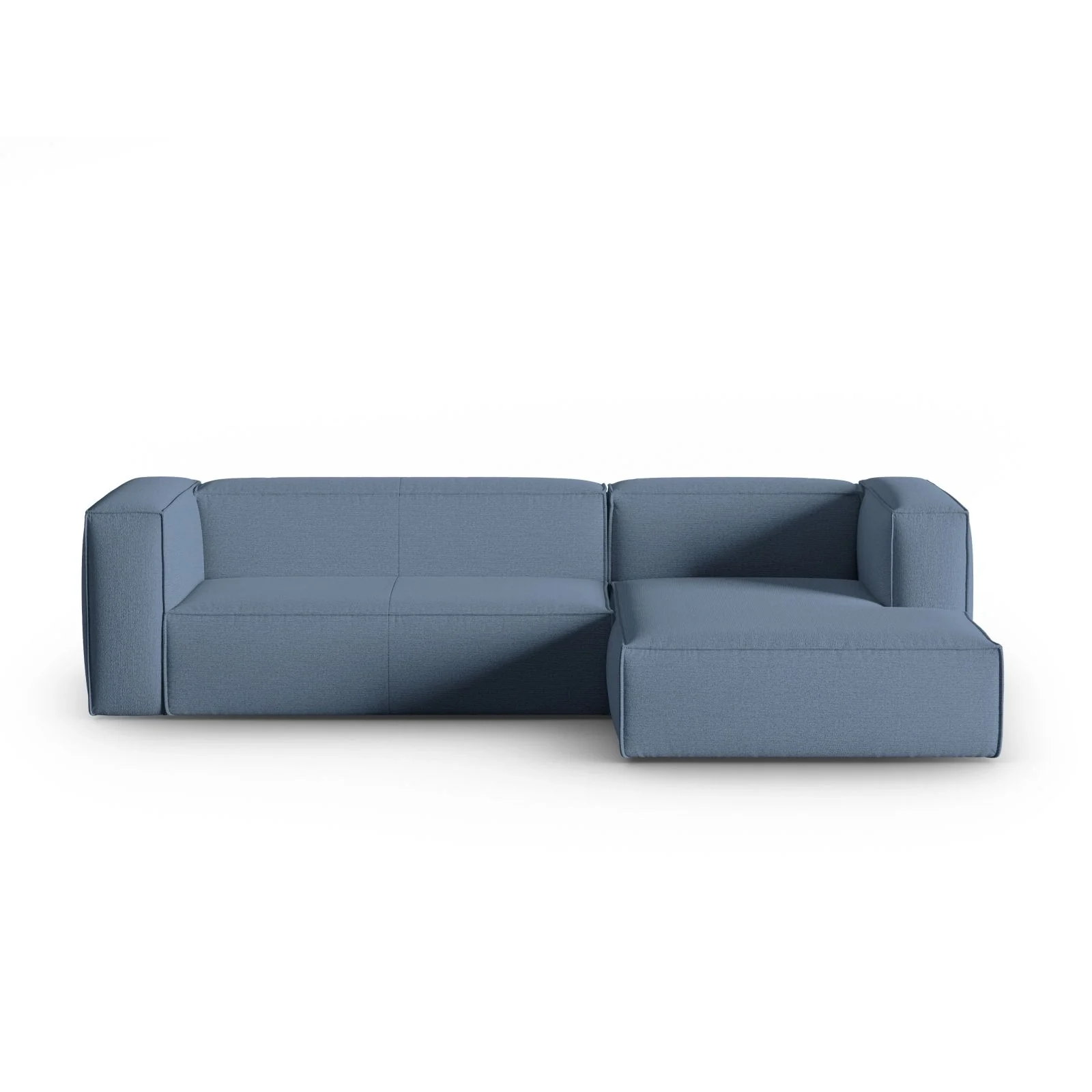 Mackay 4-Sitzer Ecksofa, Rechte Seite, aus Samt oder Strukturstoff, 282x166x73 cm - Image 76