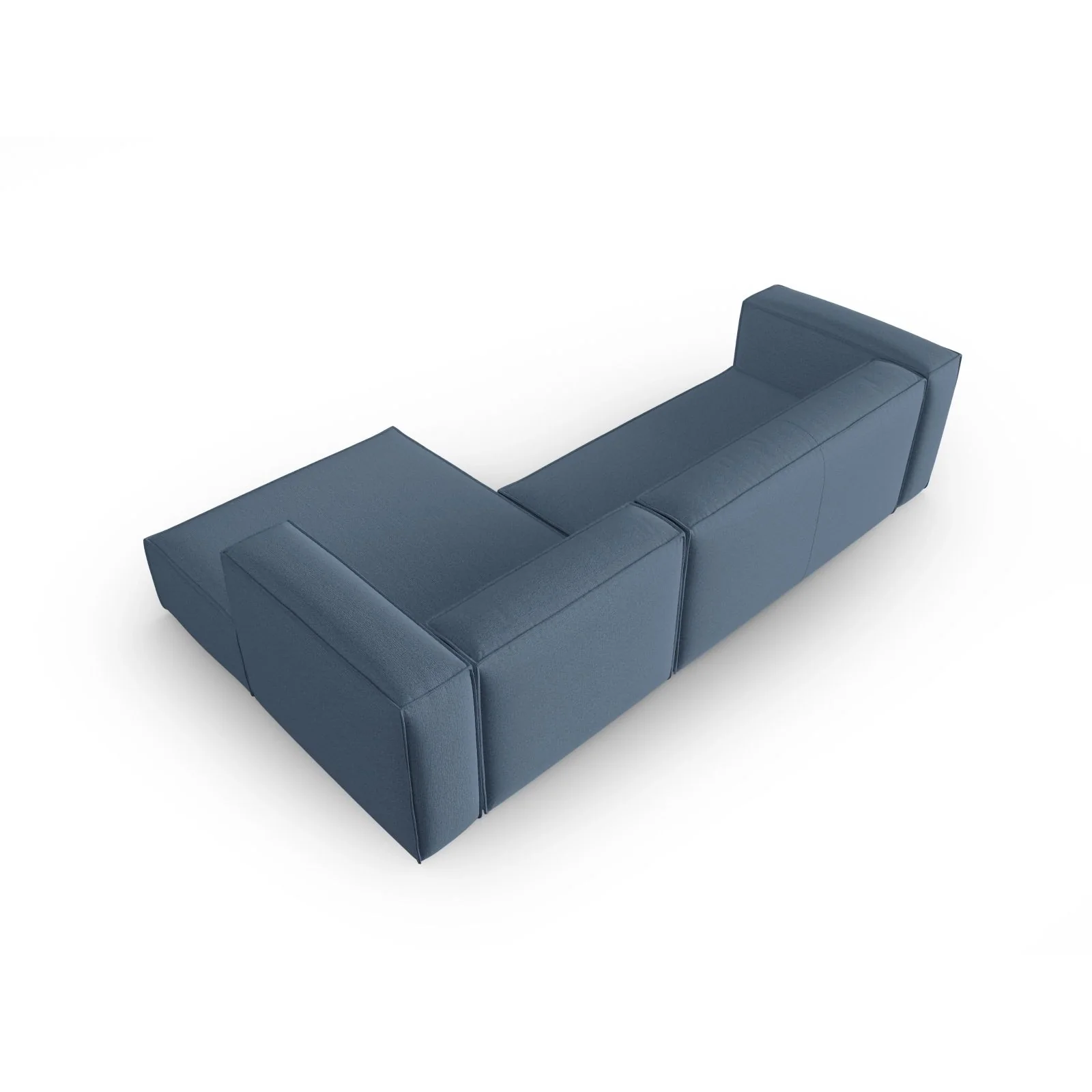 Mackay 4-Sitzer Ecksofa, Rechte Seite, aus Samt oder Strukturstoff, 282x166x73 cm - Image 79