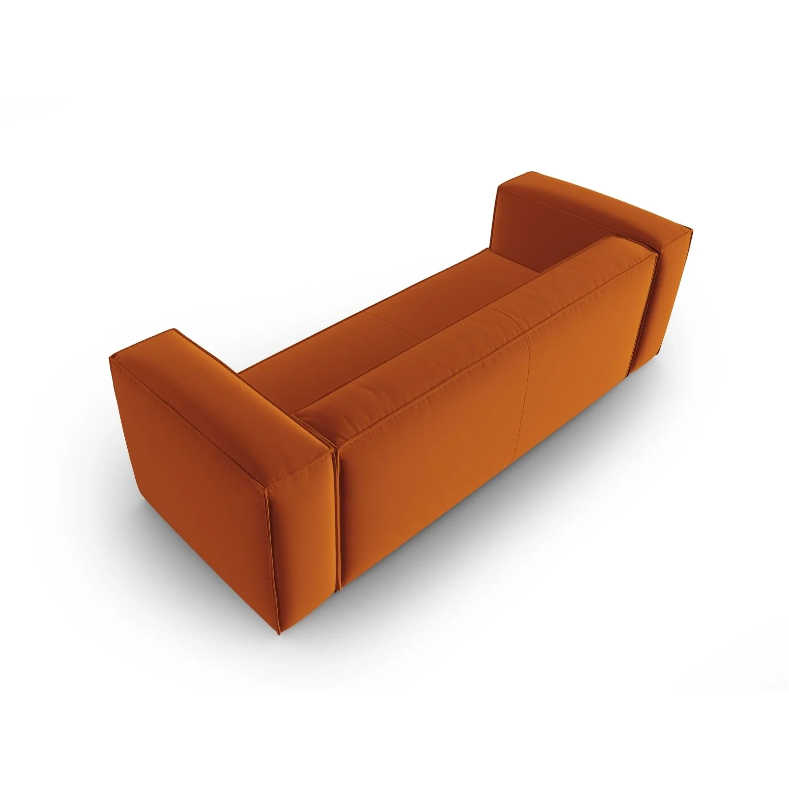 Mackay 4-Sitzer Sofa aus Samt oder Strukturstoff, 230x94x73 cm - Image 14