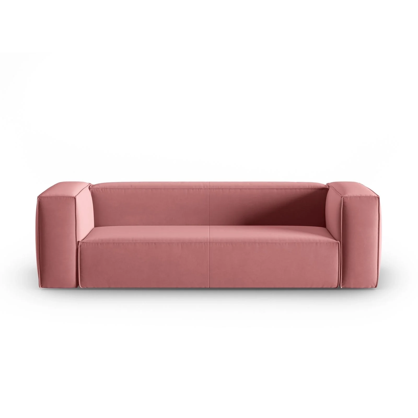 Mackay 4-Sitzer Sofa aus Samt oder Strukturstoff, 230x94x73 cm - Image 16