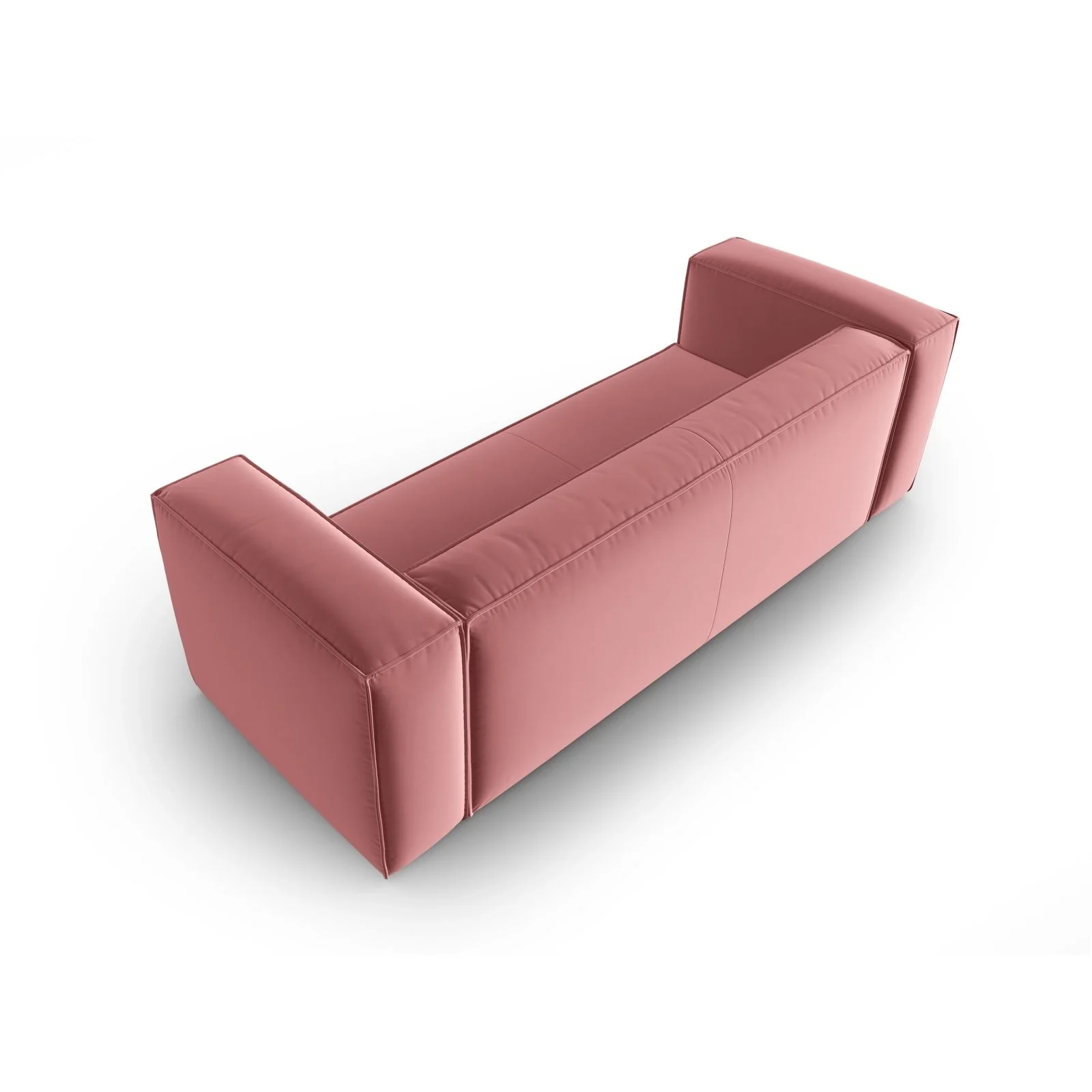 Mackay 4-Sitzer Sofa aus Samt oder Strukturstoff, 230x94x73 cm - Image 19