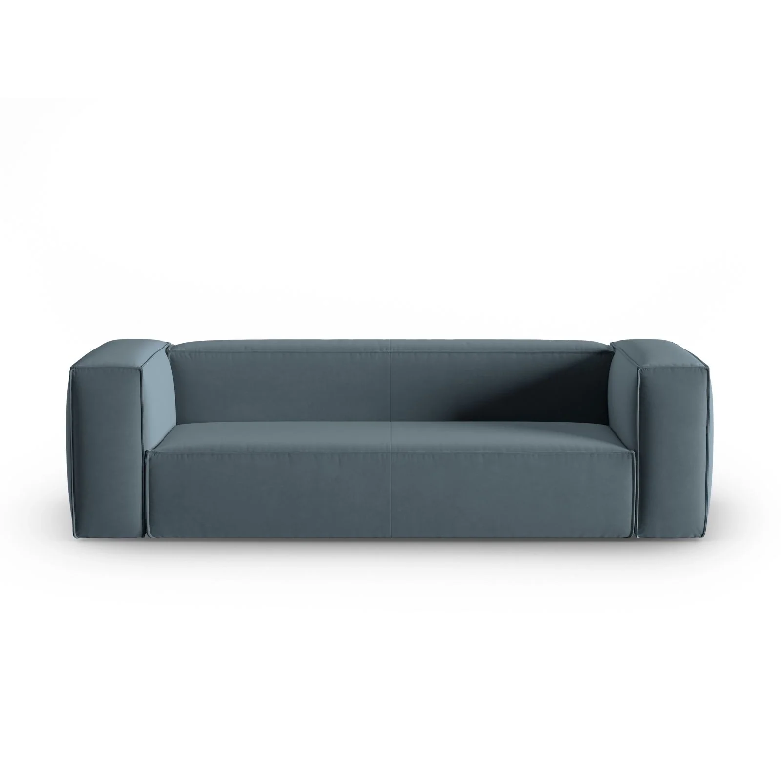 Mackay 4-Sitzer Sofa aus Samt oder Strukturstoff, 230x94x73 cm - Image 26