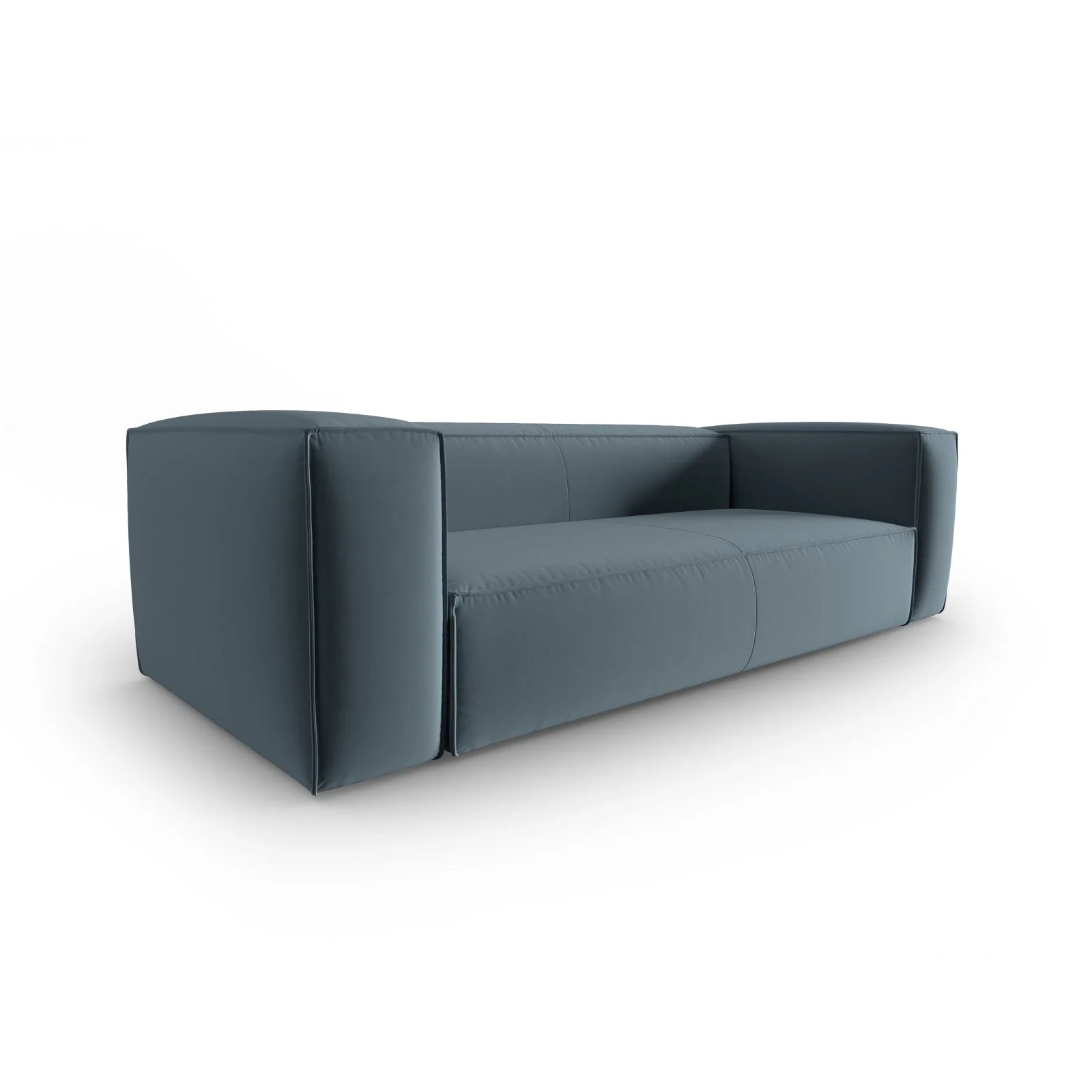 Mackay 4-Sitzer Sofa aus Samt oder Strukturstoff, 230x94x73 cm - Image 28