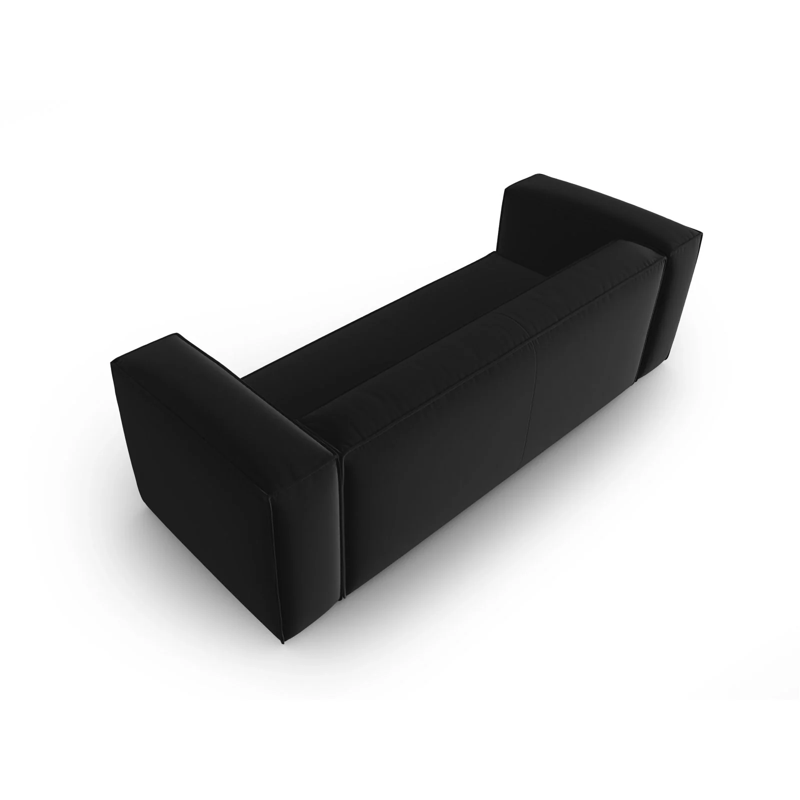 Mackay 4-Sitzer Sofa aus Samt oder Strukturstoff, 230x94x73 cm - Image 44