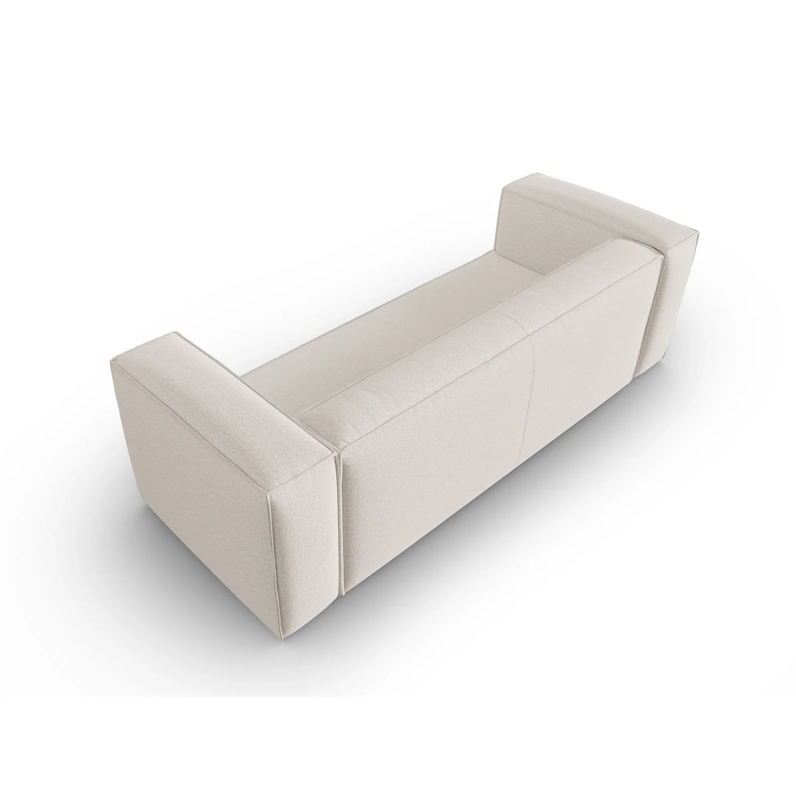 Mackay 4-Sitzer Sofa aus Samt oder Strukturstoff, 230x94x73 cm - Image 49