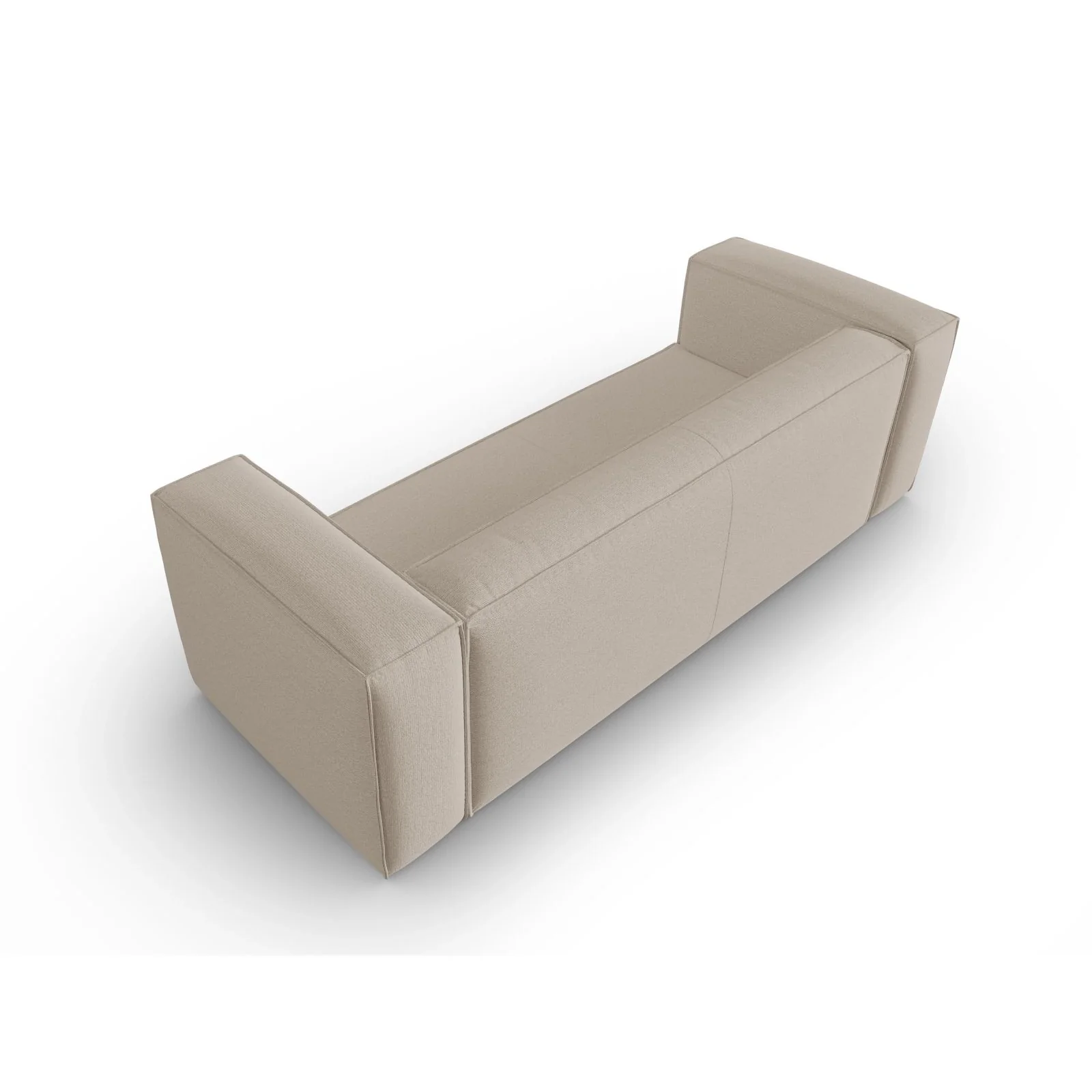 Mackay 4-Sitzer Sofa aus Samt oder Strukturstoff, 230x94x73 cm - Image 54