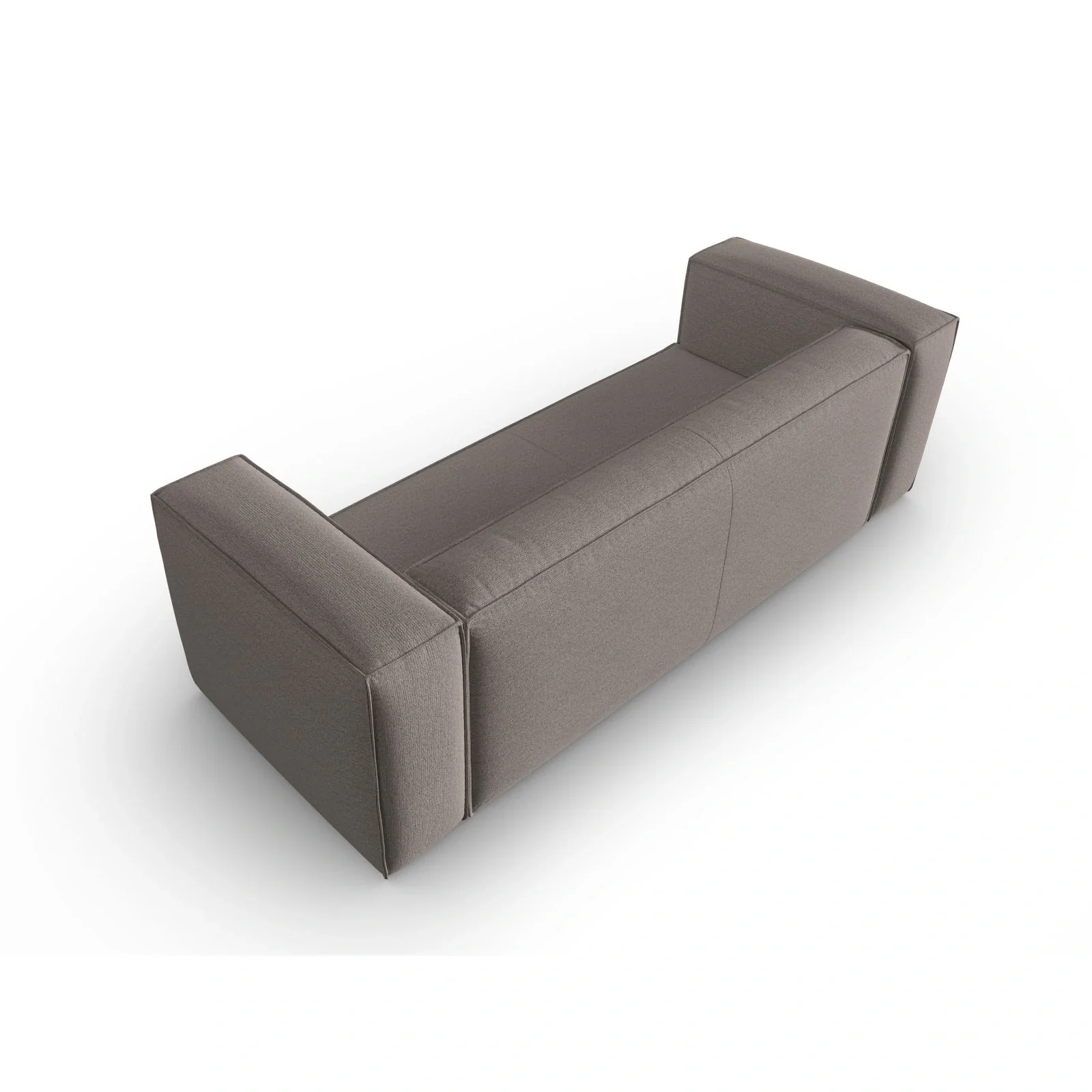 Mackay 4-Sitzer Sofa aus Samt oder Strukturstoff, 230x94x73 cm - Image 59