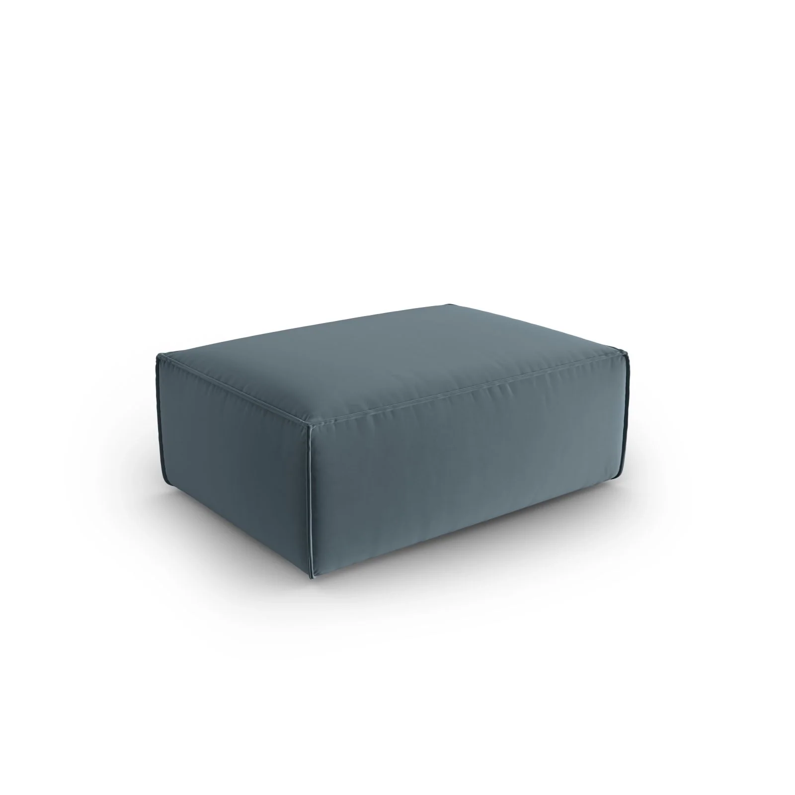 Mackay Pouf aus Samt oder Strukturstoff, 100x69x40 cm - Image 23