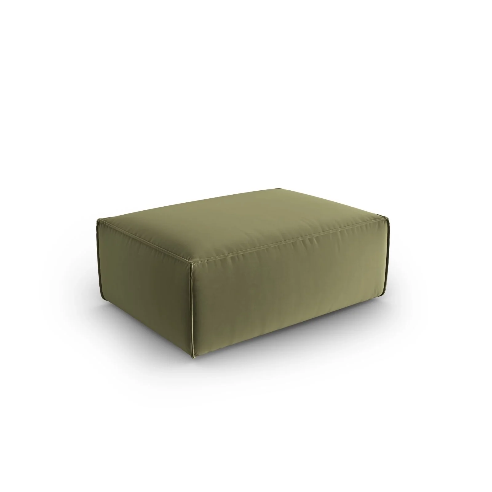 Mackay Pouf aus Samt oder Strukturstoff, 100x69x40 cm - Image 27