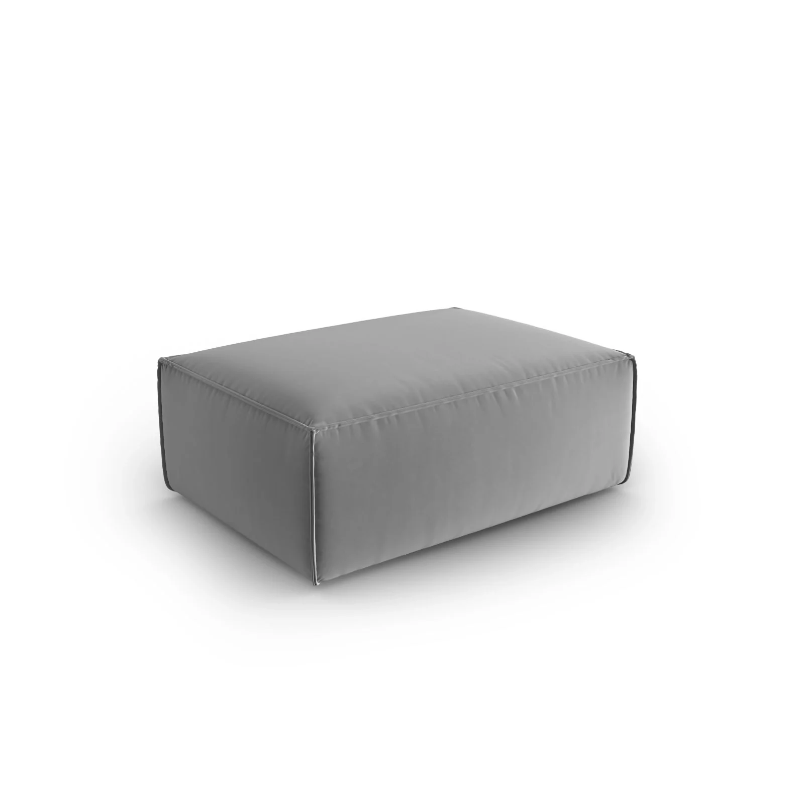 Mackay Pouf aus Samt oder Strukturstoff, 100x69x40 cm - Image 31