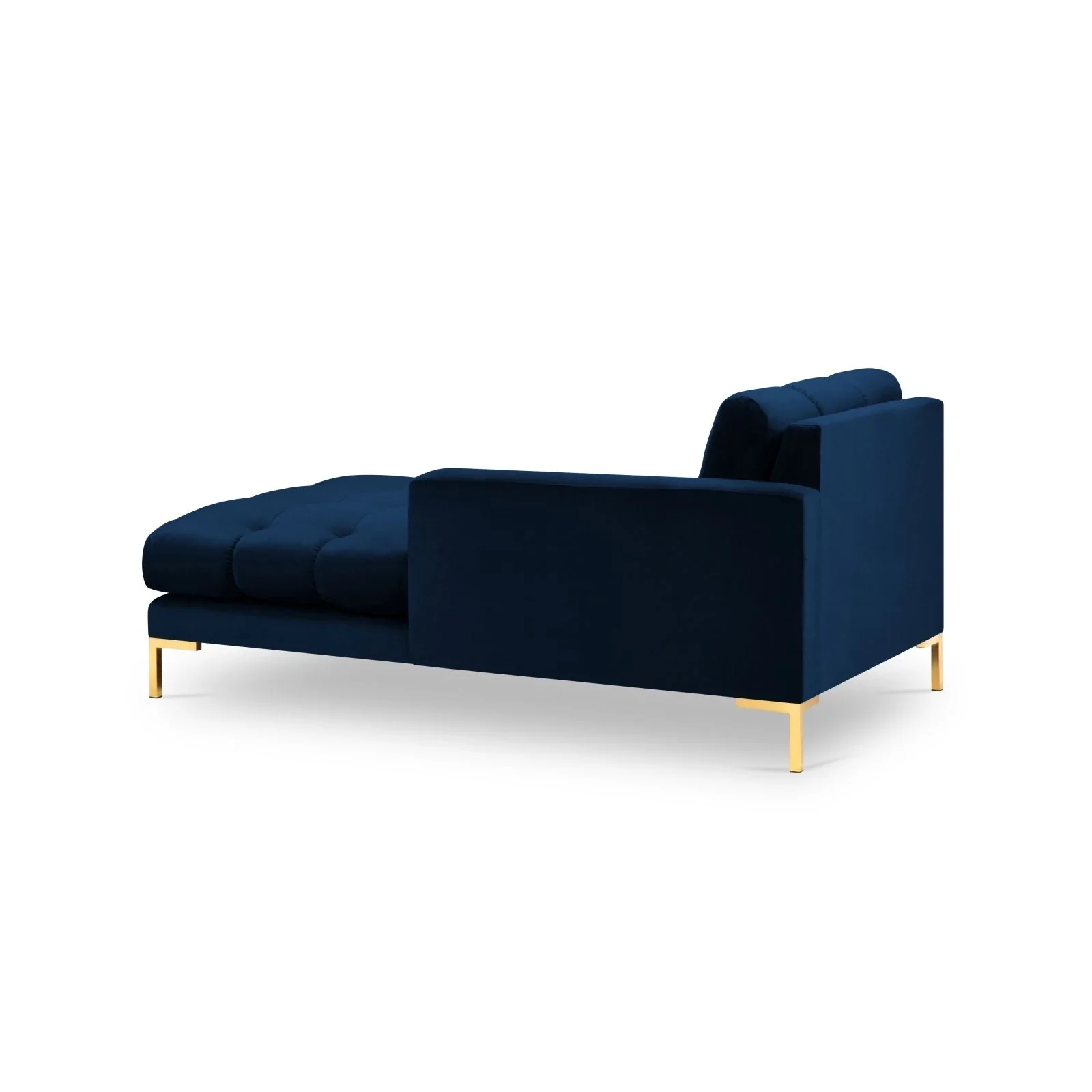 Mamaia 2-Sitzer Chaiselongue Rechte Seite, Beine Goldmetall, mit Bezug aus Samt oder Strukturstoff, 185x102 cm - Image 101