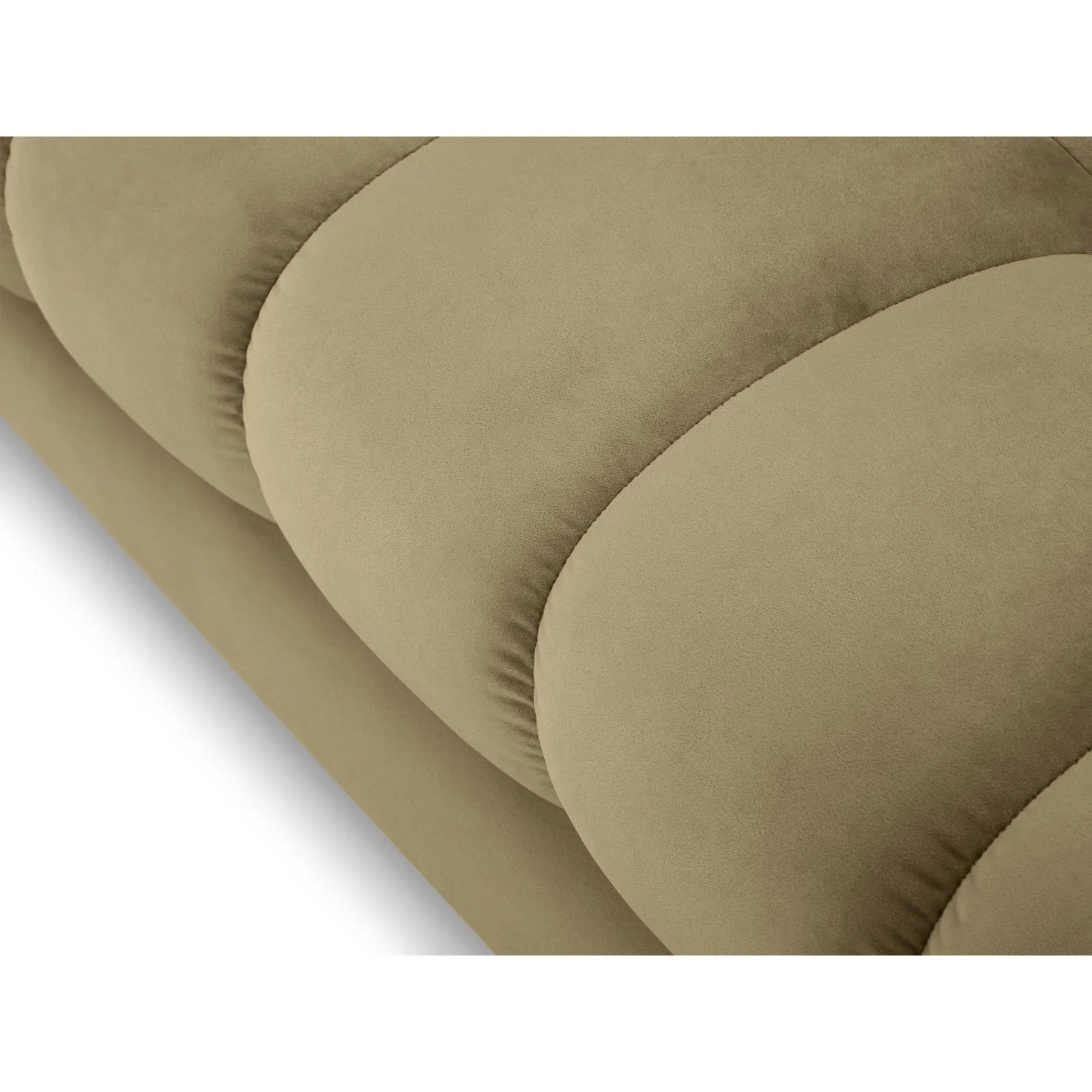 Mamaia 2-Sitzer Chaiselongue Rechte Seite, Beine Goldmetall, mit Bezug aus Samt oder Strukturstoff, 185x102 cm - Image 67