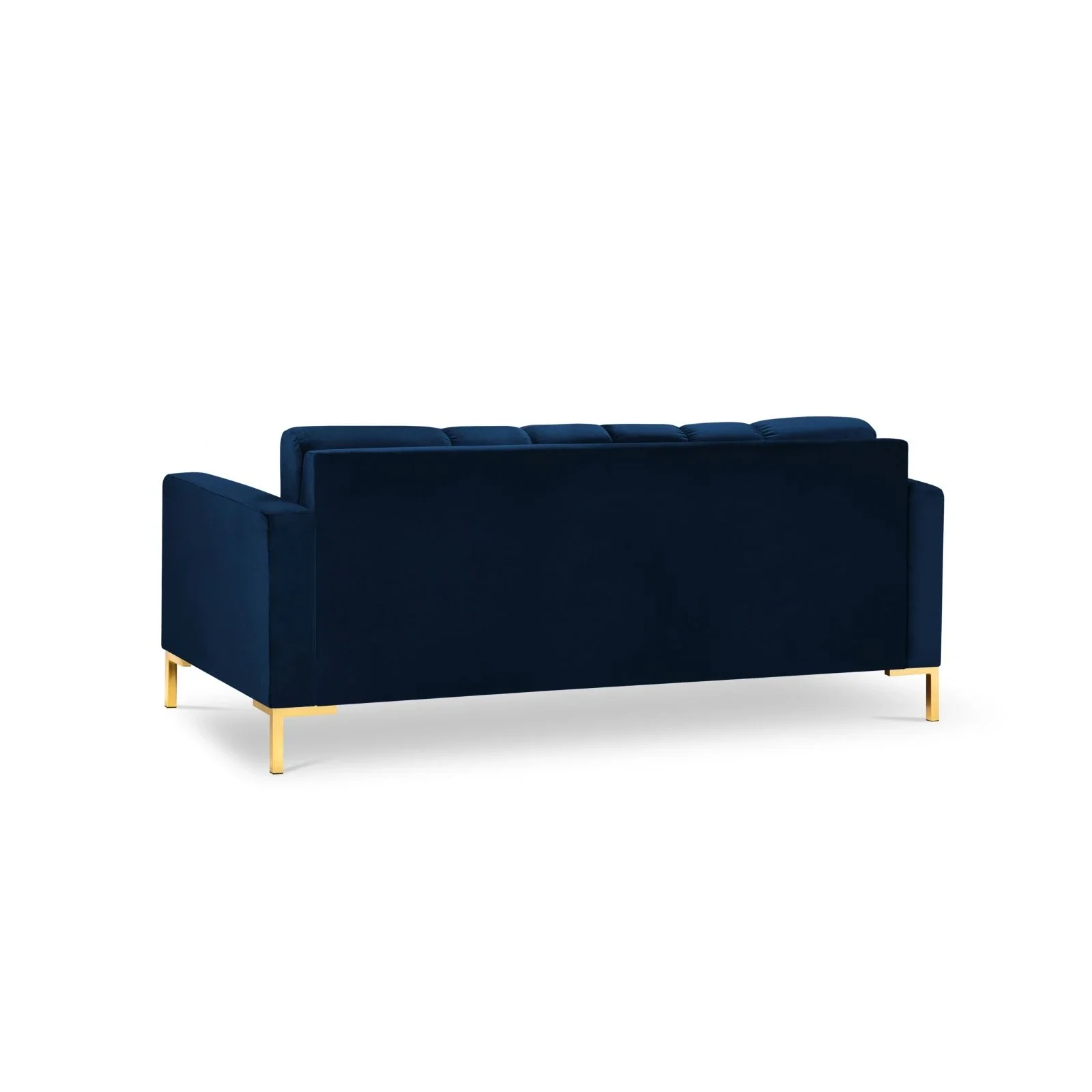 Mamaia 2-Sitzer Sofa, Beine Goldmetall, mit Bezug aus Samt oder Strukturstoff, 152x96 cm - Image 100