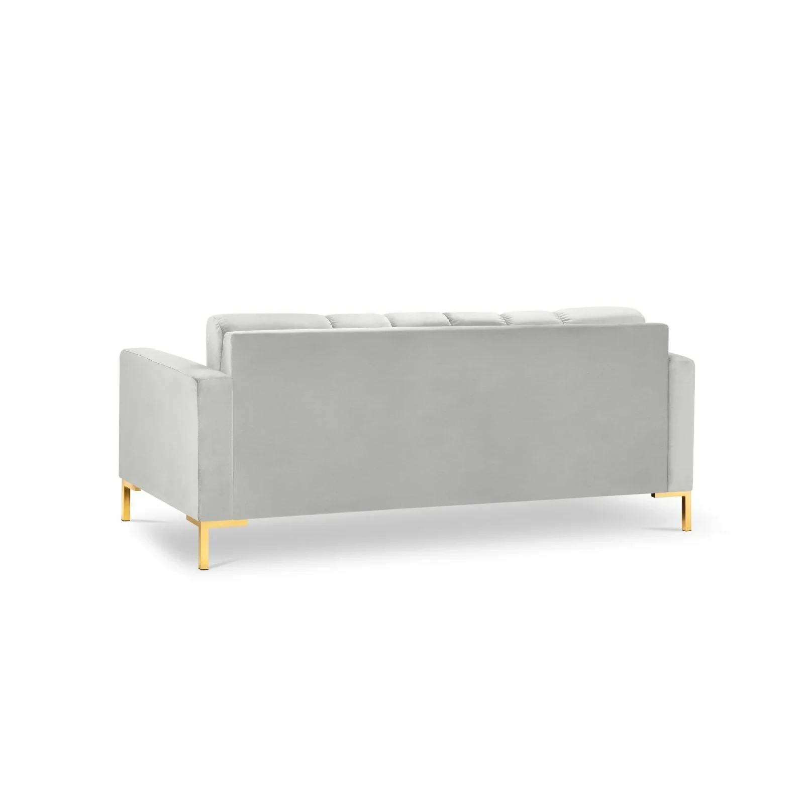 Mamaia 2-Sitzer Sofa, Beine Goldmetall, mit Bezug aus Samt oder Strukturstoff, 152x96 cm - Image 116