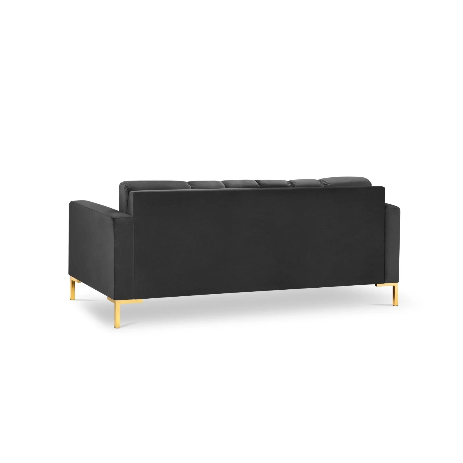 Mamaia 2-Sitzer Sofa, Beine Goldmetall, mit Bezug aus Samt oder Strukturstoff, 152x96 cm - Image 132